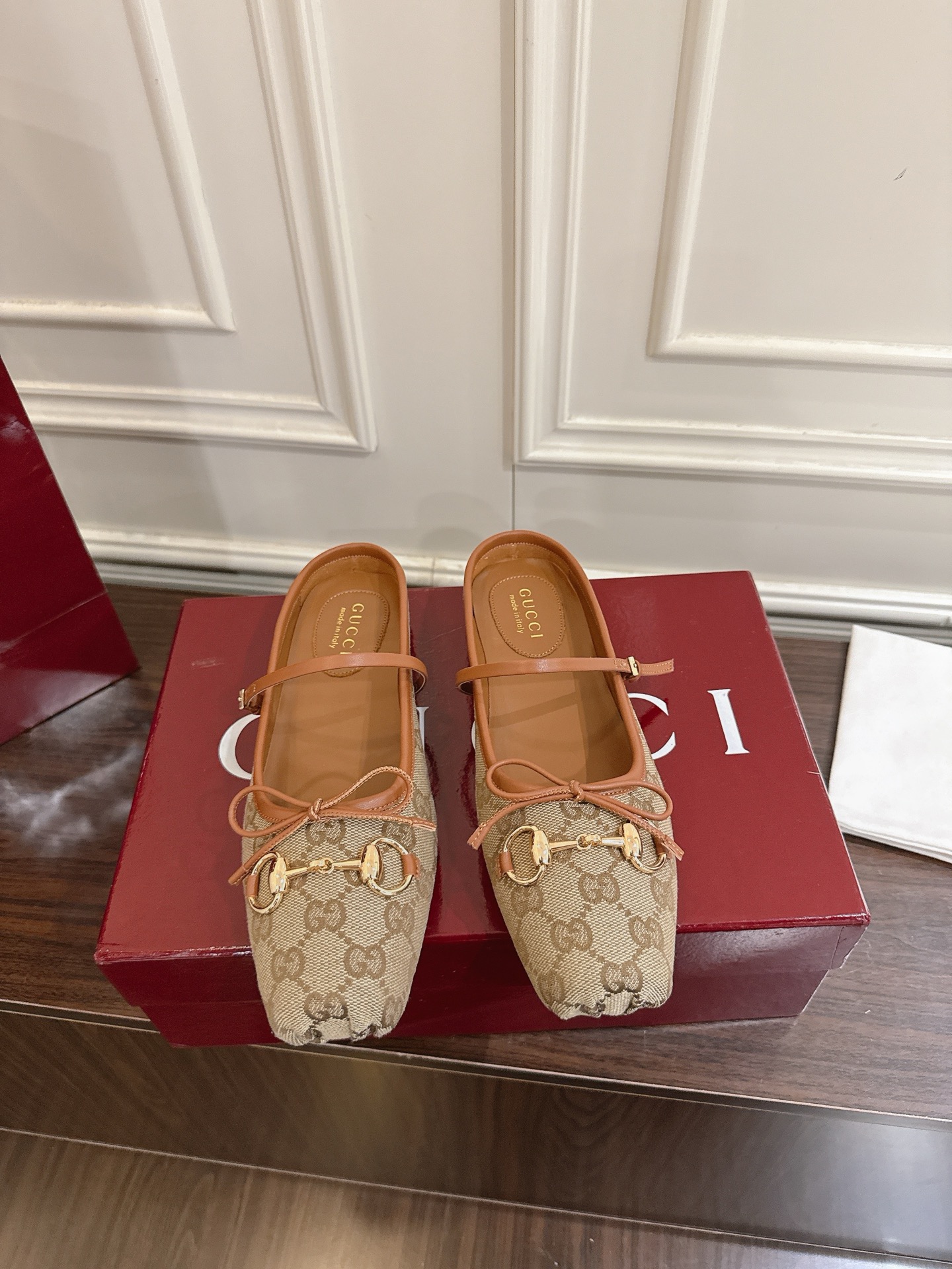 Gucci Horsebit系列女士穆勒鞋