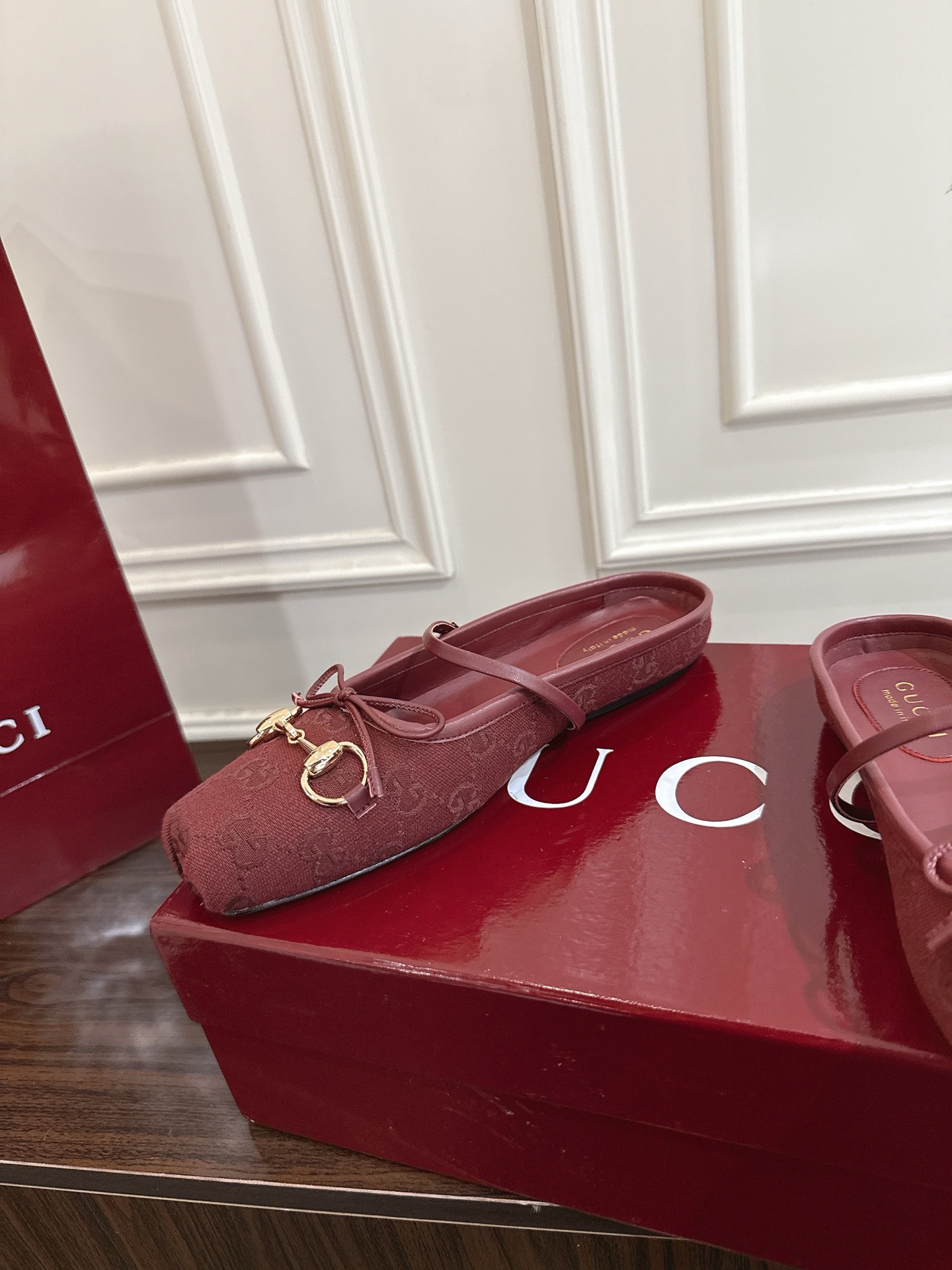 Gucci Horsebit系列女士穆勒鞋