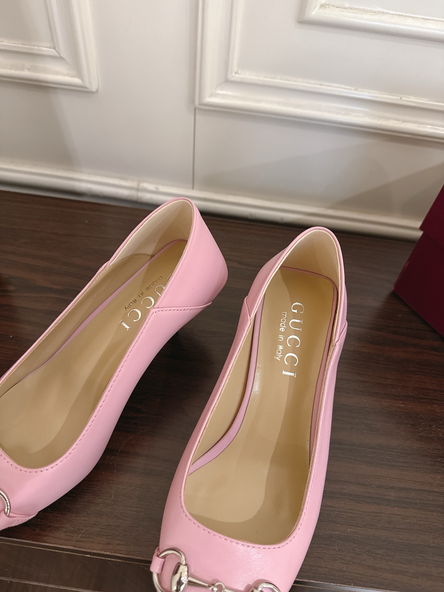 Gucci Vittoria系列饰马衔扣方头高跟 7