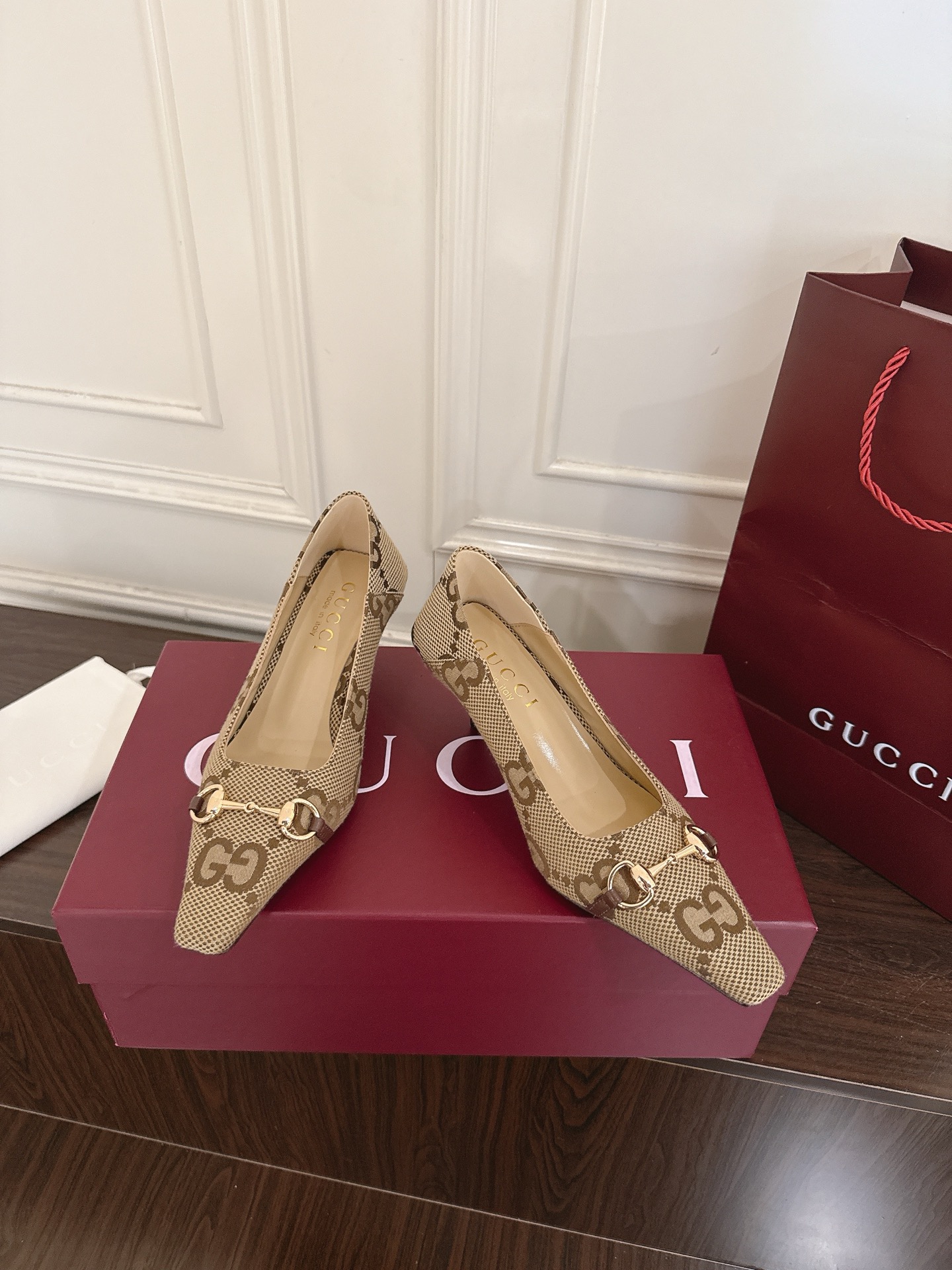 Gucci Vittoria系列饰马衔扣方头高跟 3
