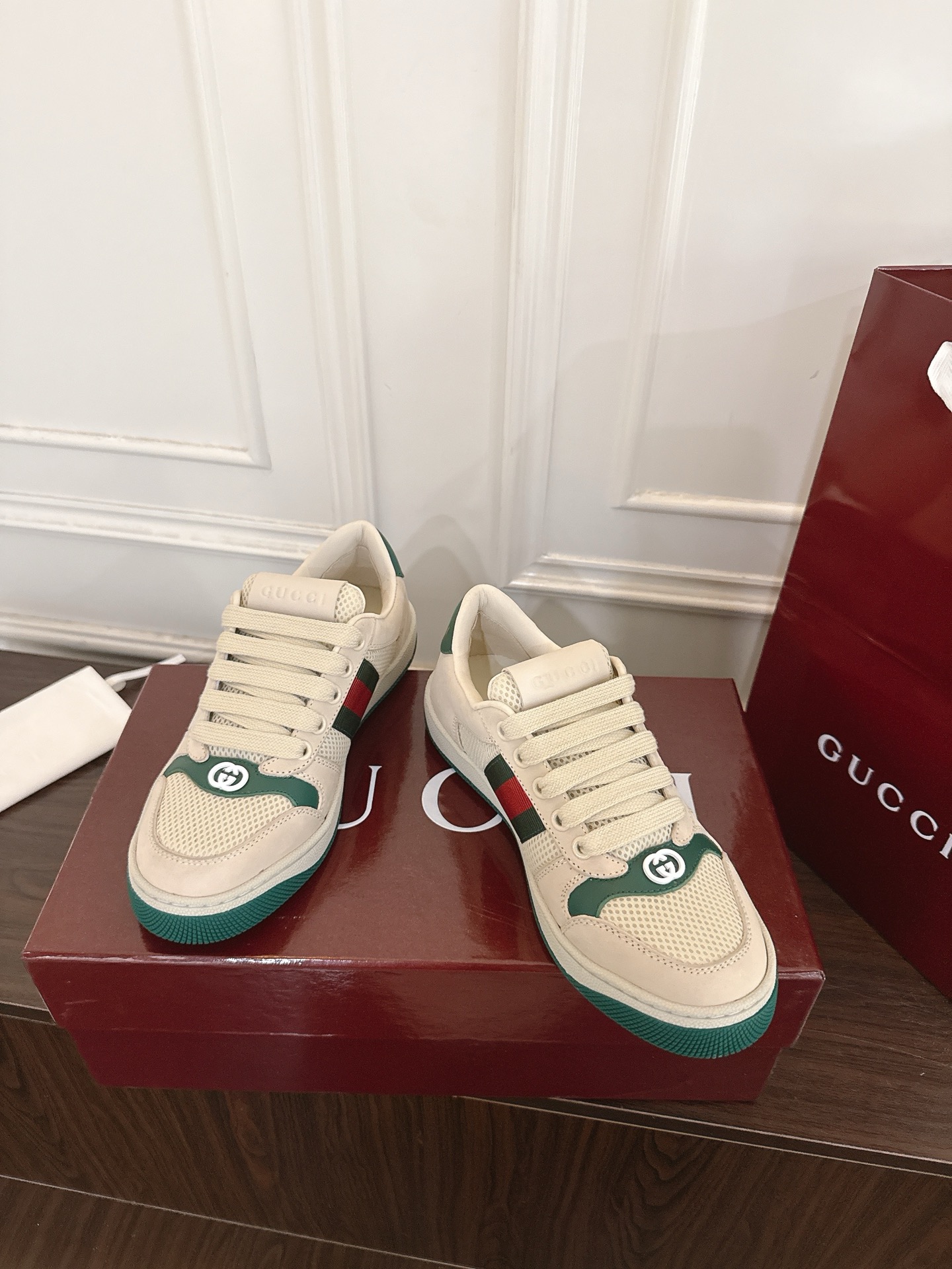 Gucci Screener系列男女运动鞋 脏脏鞋‼ 小脏鞋Screener系列名称的灵感来源于体育运动中的防守动作
