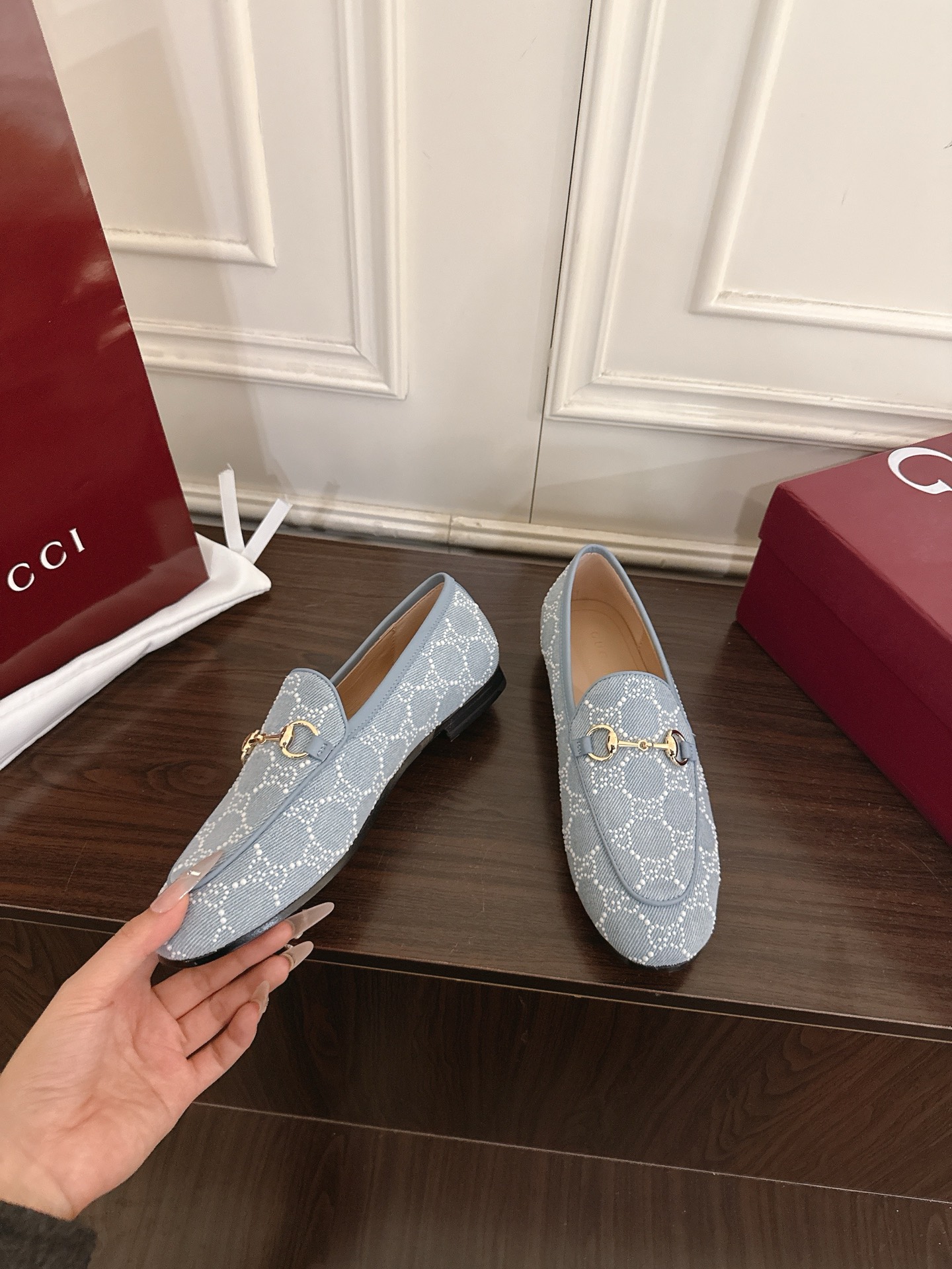 Gucci Gucci Jordaan系列女士乐福鞋‼