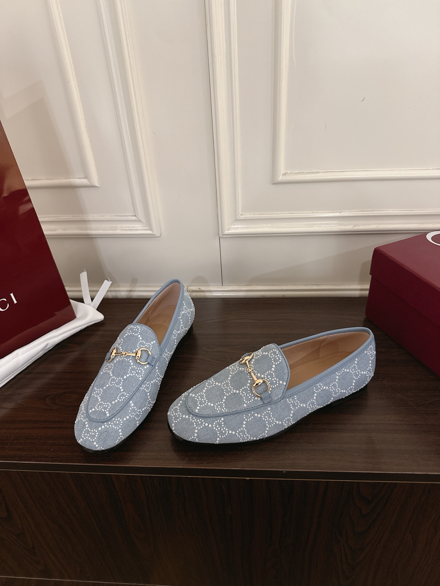 Gucci Gucci Jordaan系列女士乐福鞋‼