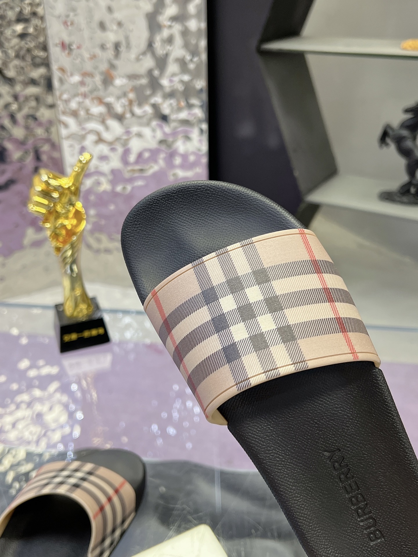 Burberry Vintage Check Slide Sandals