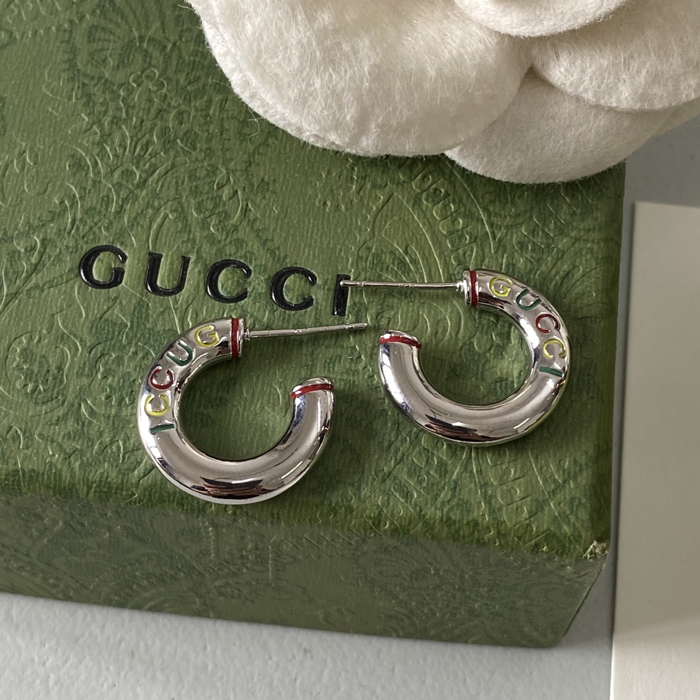 Gucci Dionysus Tiger Head Earrings: Mythological Motif with Chain Detail 18 i1757385749677 7263 0 3