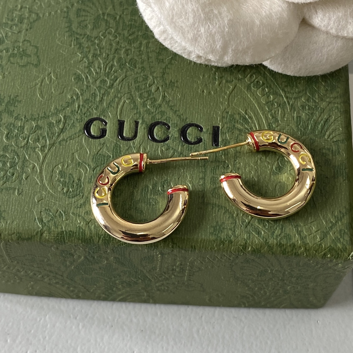 Gucci Dionysus Tiger Head Earrings: Mythological Motif with Chain Detail 17 i1757385749701 4258 0 4