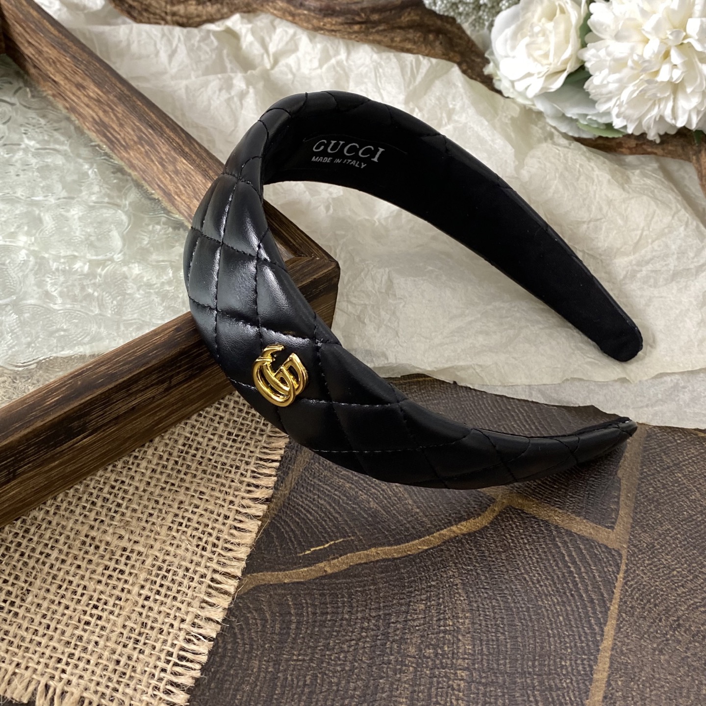 Gucci Reversible GG Canvas Headband: Double-Sided Luxury, Adjustable Fit 12 i1761190435611 2204 0 7