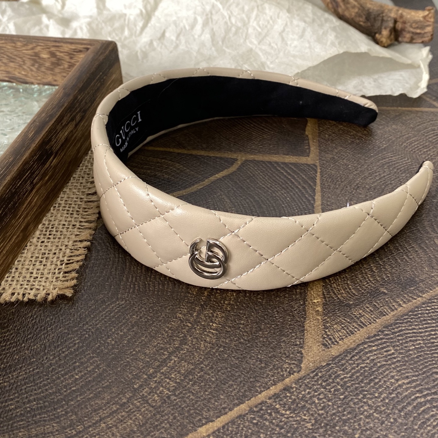 Gucci Reversible GG Canvas Headband: Double-Sided Luxury, Adjustable Fit 16 i1761190438212 65 0 4