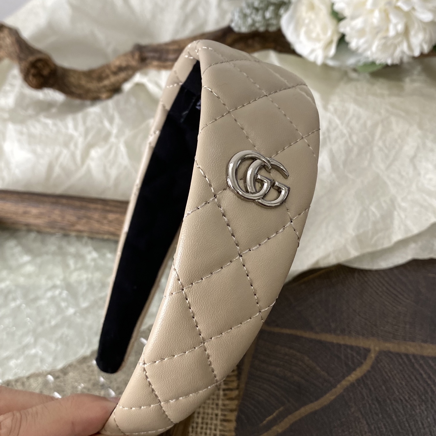 Gucci Reversible GG Canvas Headband: Double-Sided Luxury, Adjustable Fit 13 i1761190438286 1060 0 1