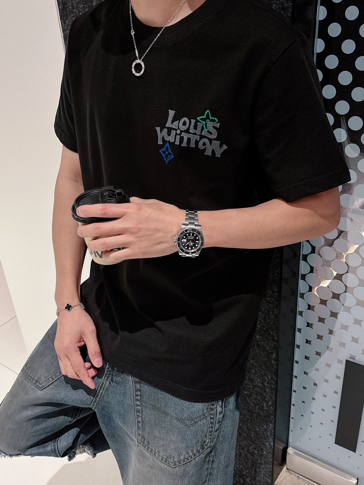 【春夏现货抢先发售】Lv、2026s春夏新款新标字母logo宽松显瘦休闲圆领短袖t恤。纯棉高支数面料整体