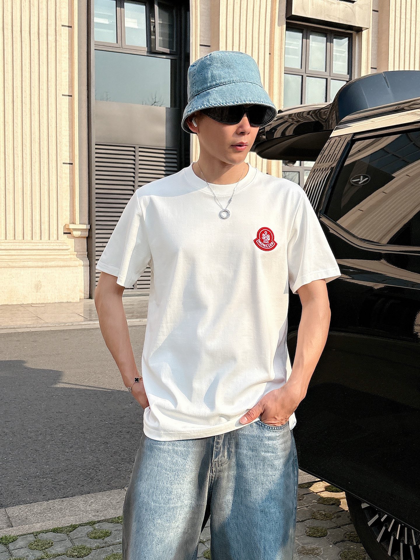 moncle *蒙家 2026春夏新款男女同情侣款👫休闲宽松棉质圆领短袖T恤衫！贸易公司渠道稀出，同步官