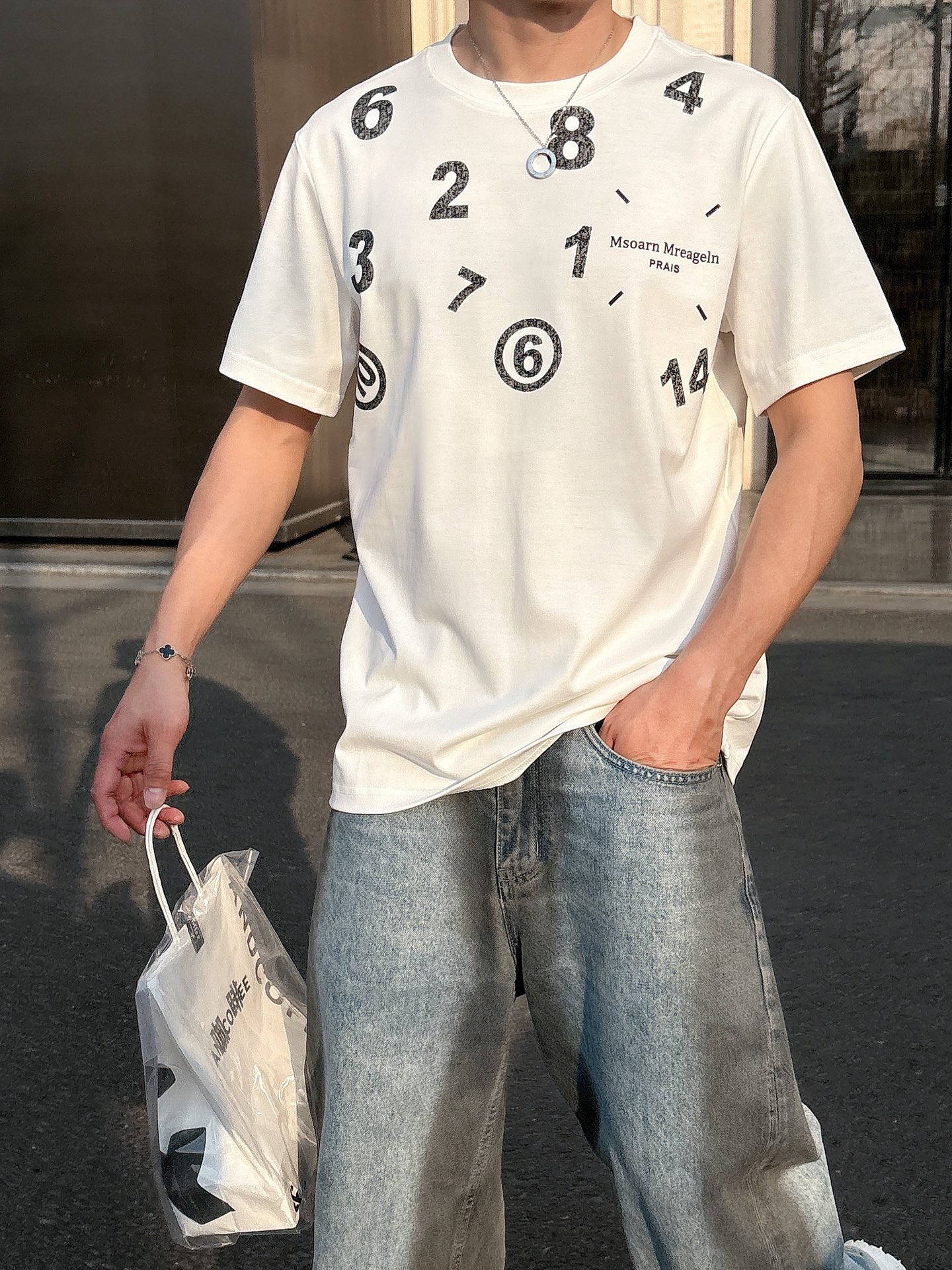 马吉拉家 2026春夏新款男女同情侣款👫休闲宽松棉质圆领短袖T恤衫！贸易公司渠道稀出，同步官网发售 ！ 