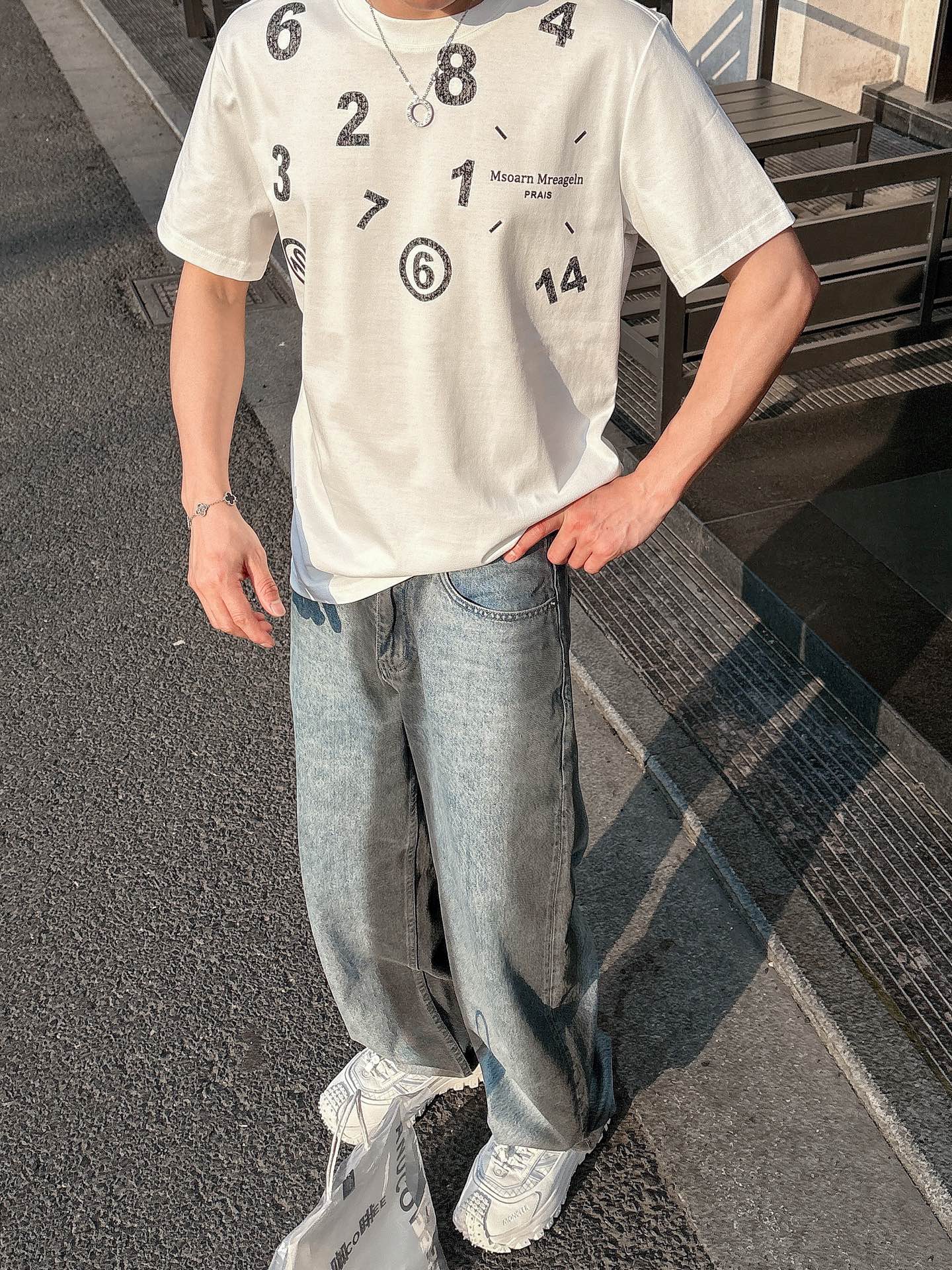 马吉拉家 2026春夏新款男女同情侣款👫休闲宽松棉质圆领短袖T恤衫！贸易公司渠道稀出，同步官网发售 ！ 