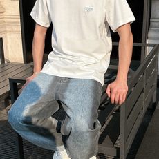Prad*普家 2026春夏新款男女同情侣款👫休闲宽松棉质圆领短袖T恤衫!贸易公司渠道稀出,同步官网发售 Prad*普家 2026春夏新款男女同情侣款👫休闲宽松棉质圆领短袖T恤衫!贸易公司渠道稀出,同步官网发售