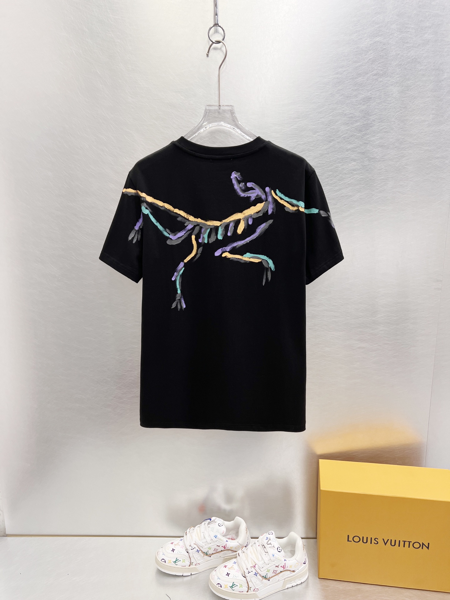   始祖鸟      ⚠️
重磅推荐！2025ss夏装新品 专柜在售 最新系列图案logo短袖T恤 必须