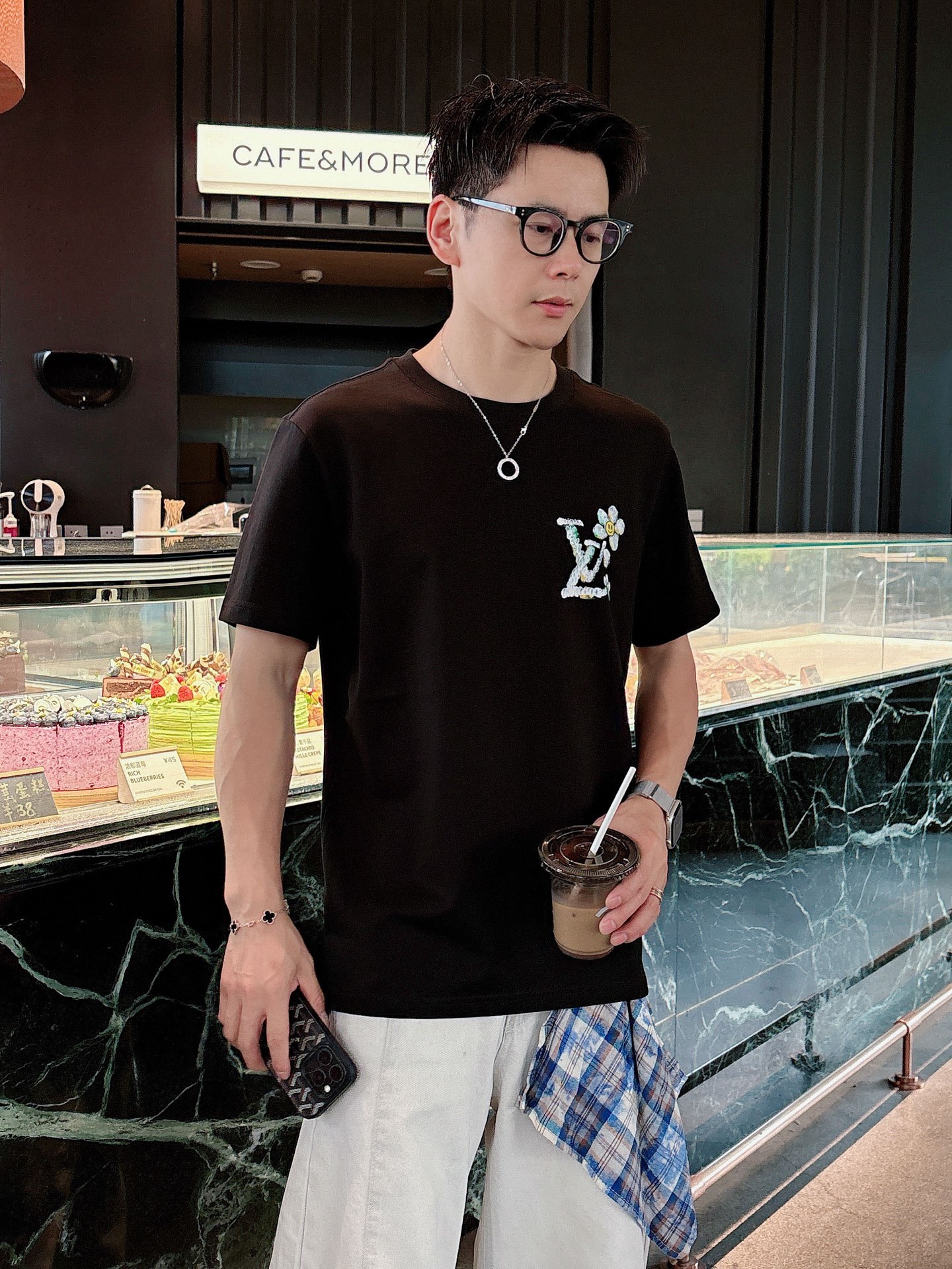。Louis Vuitton路易威登💥独家专供新款原单男士休闲短袖 高端定制 高版本 时尚百搭爆款⚠️⚠