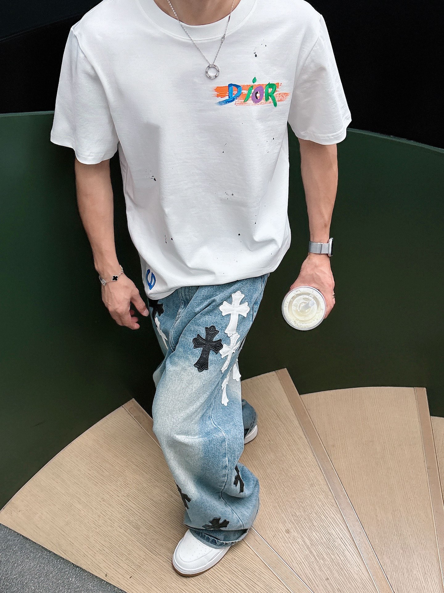 。Dior 迪奥💥独家专供新款原单男士休闲短袖 高端定制 高版本 时尚百搭爆款⚠️⚠️✨✨进口面料 手感