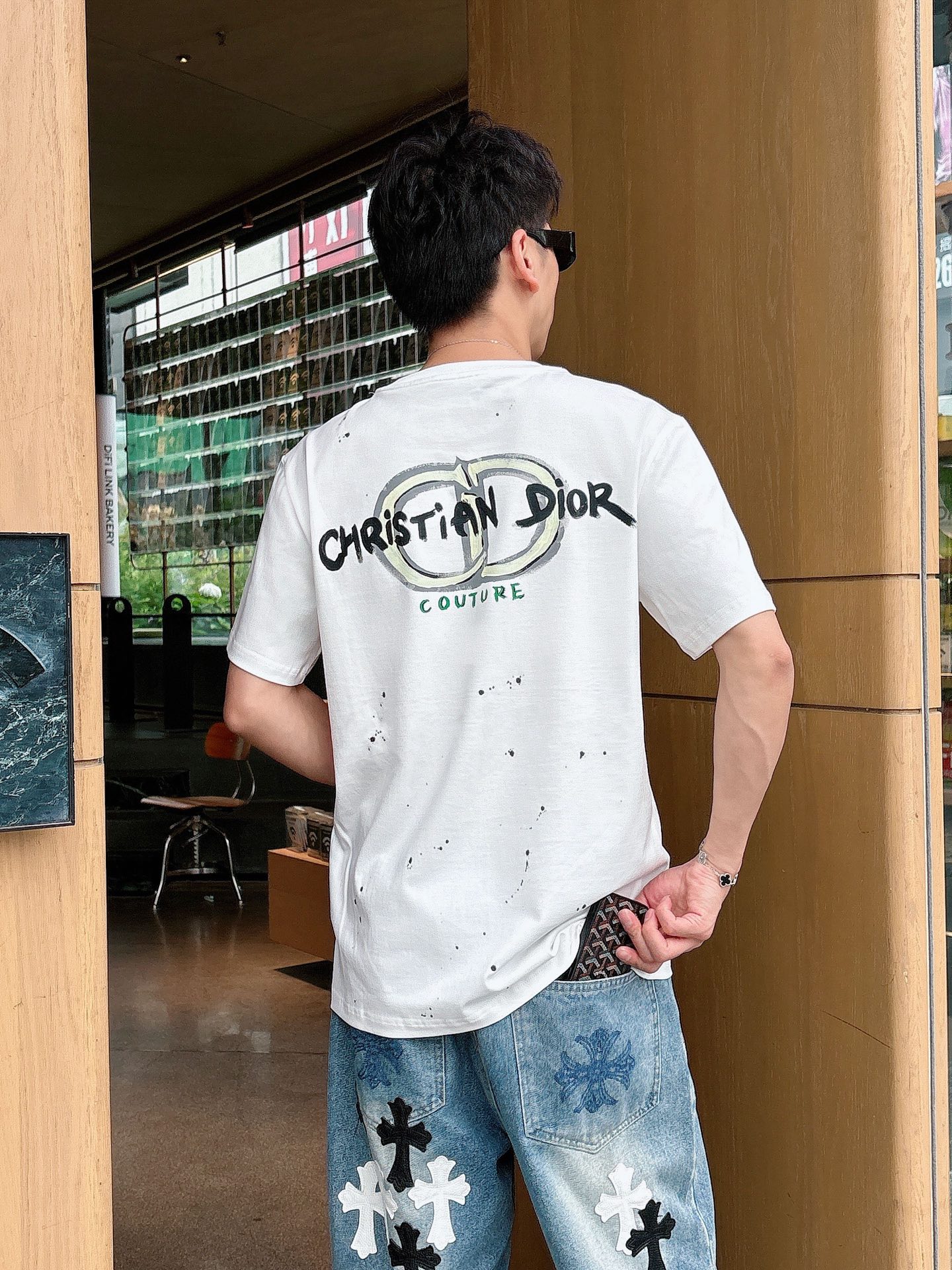 。Dior 迪奥💥独家专供新款原单男士休闲短袖 高端定制 高版本 时尚百搭爆款⚠️⚠️✨✨进口面料 手感