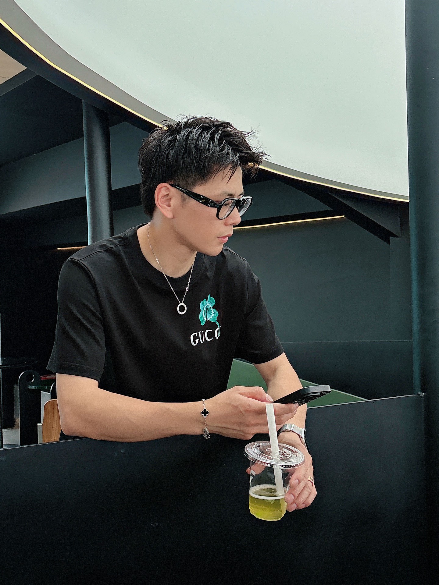 。Gucci 古驰💥独家专供新款原单男士休闲短袖 高端定制 高版本 时尚百搭爆款⚠️⚠️✨✨进口面料 手