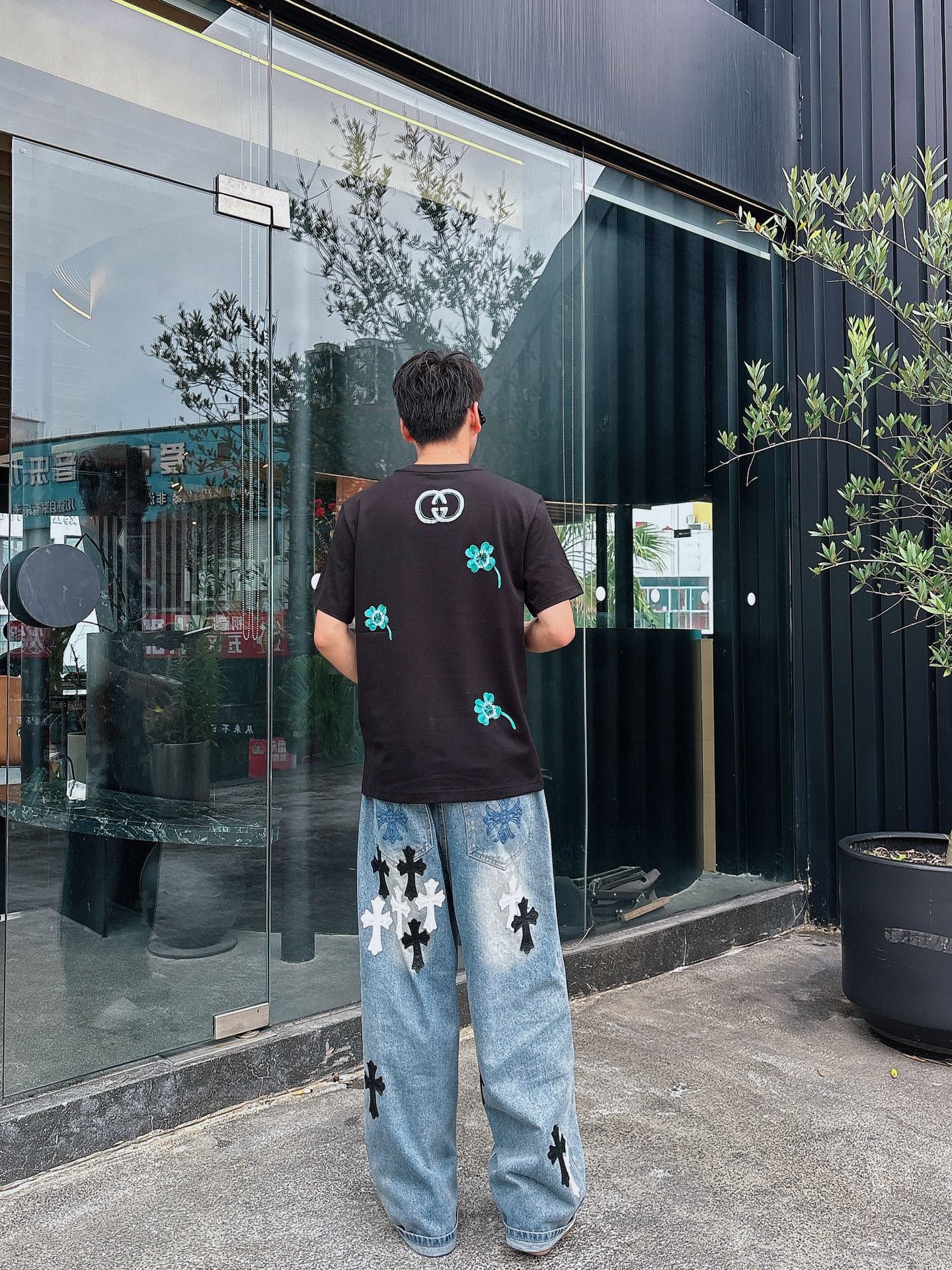 。Gucci 古驰💥独家专供新款原单男士休闲短袖 高端定制 高版本 时尚百搭爆款⚠️⚠️✨✨进口面料 手