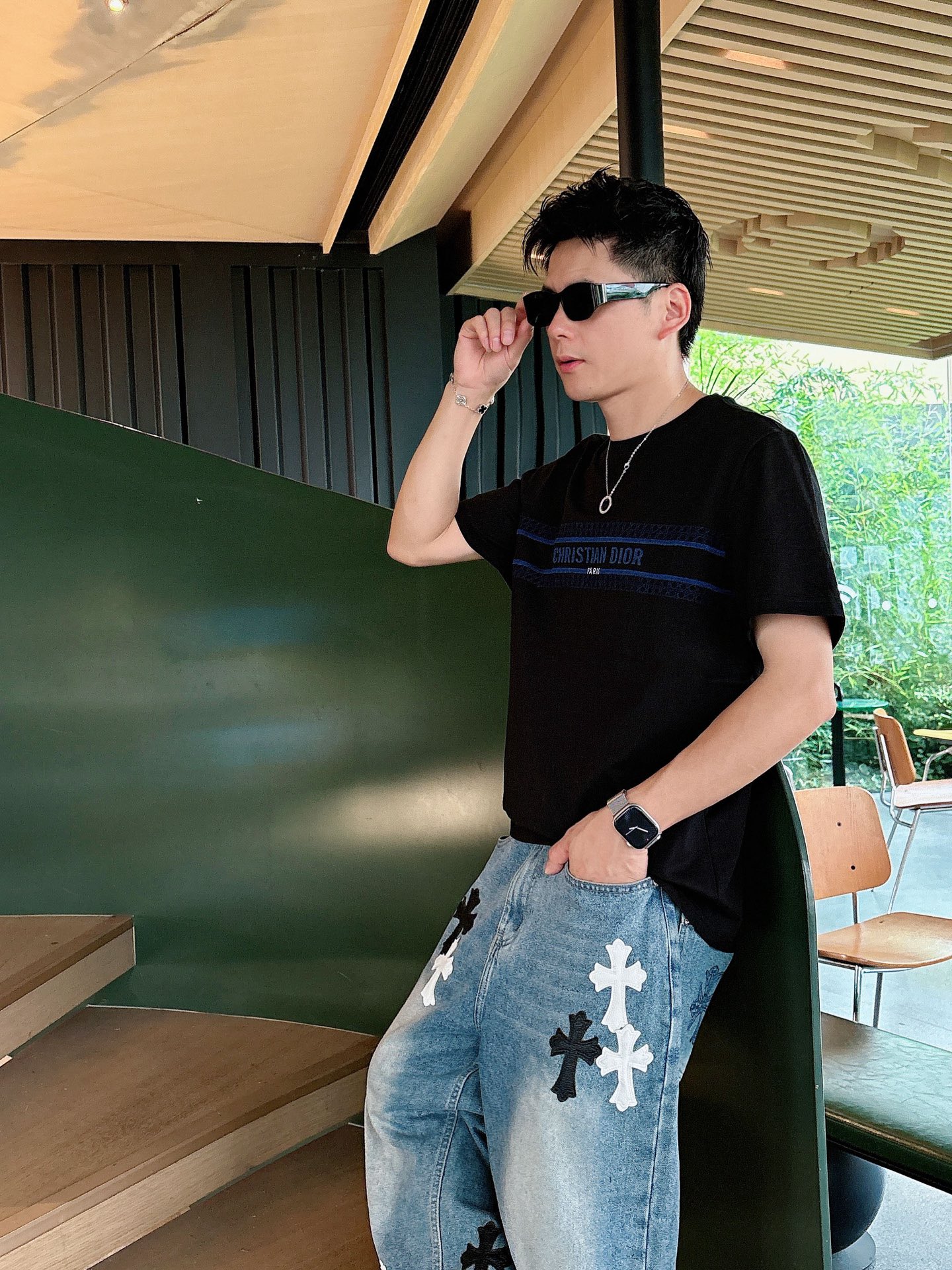 。Dior 迪奥💥独家专供新款原单男士休闲短袖 高端定制 高版本 时尚百搭爆款⚠️⚠️✨✨进口面料 手感