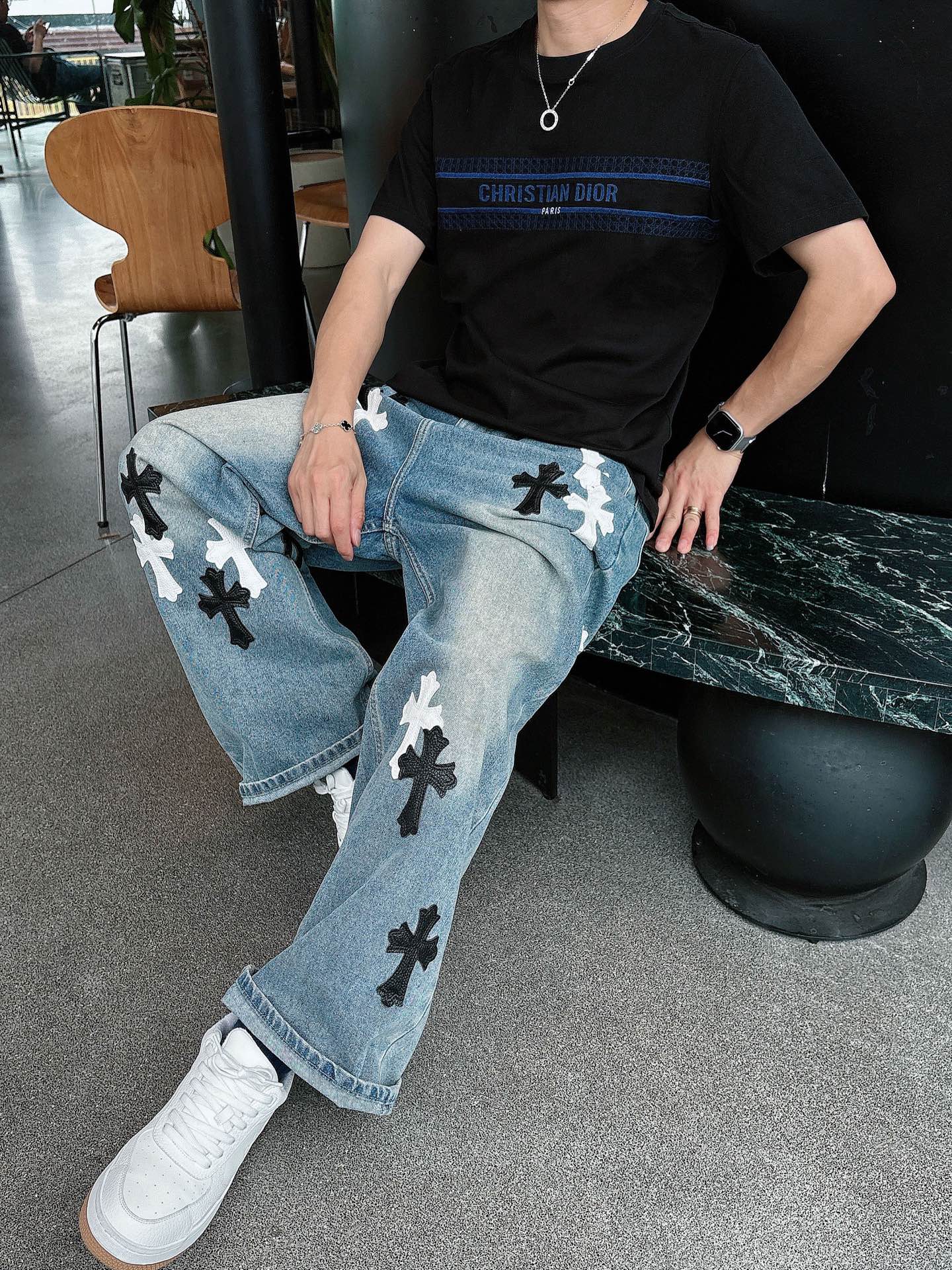 。Dior 迪奥💥独家专供新款原单男士休闲短袖 高端定制 高版本 时尚百搭爆款⚠️⚠️✨✨进口面料 手感