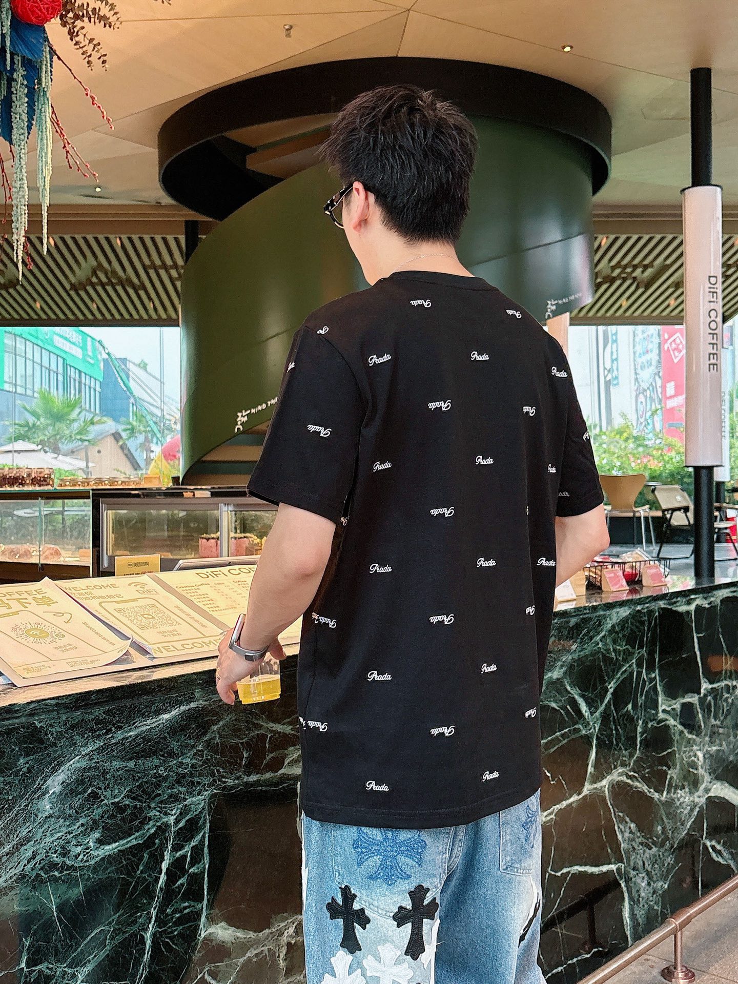 。Prada 普拉达💥独家专供新款原单男士休闲短袖 高端定制 高版本 时尚百搭爆款⚠️⚠️✨✨进口面料 
