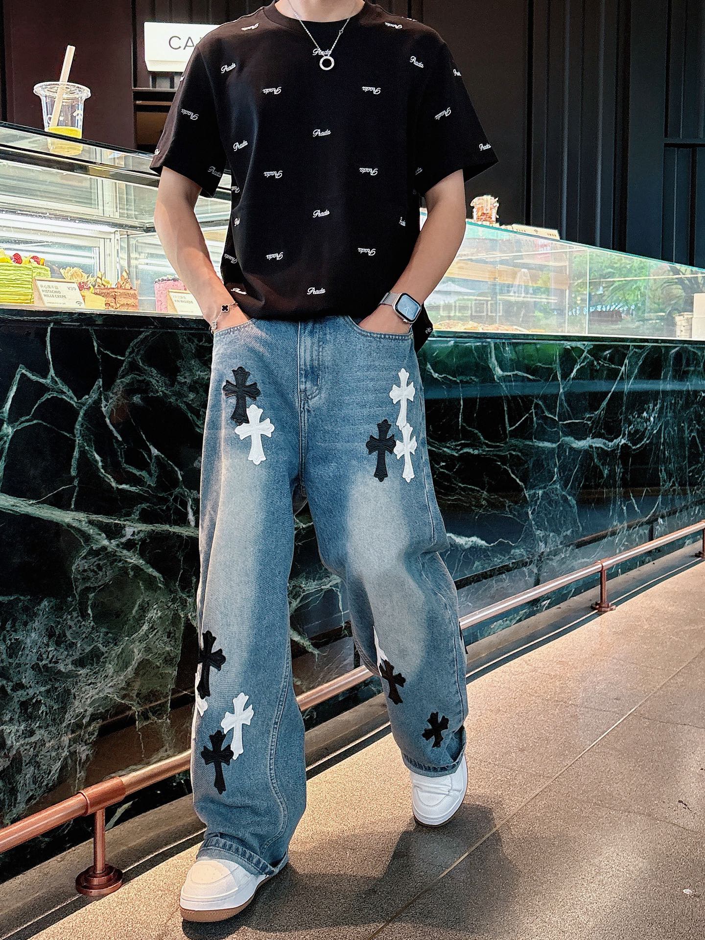。Prada 普拉达💥独家专供新款原单男士休闲短袖 高端定制 高版本 时尚百搭爆款⚠️⚠️✨✨进口面料 