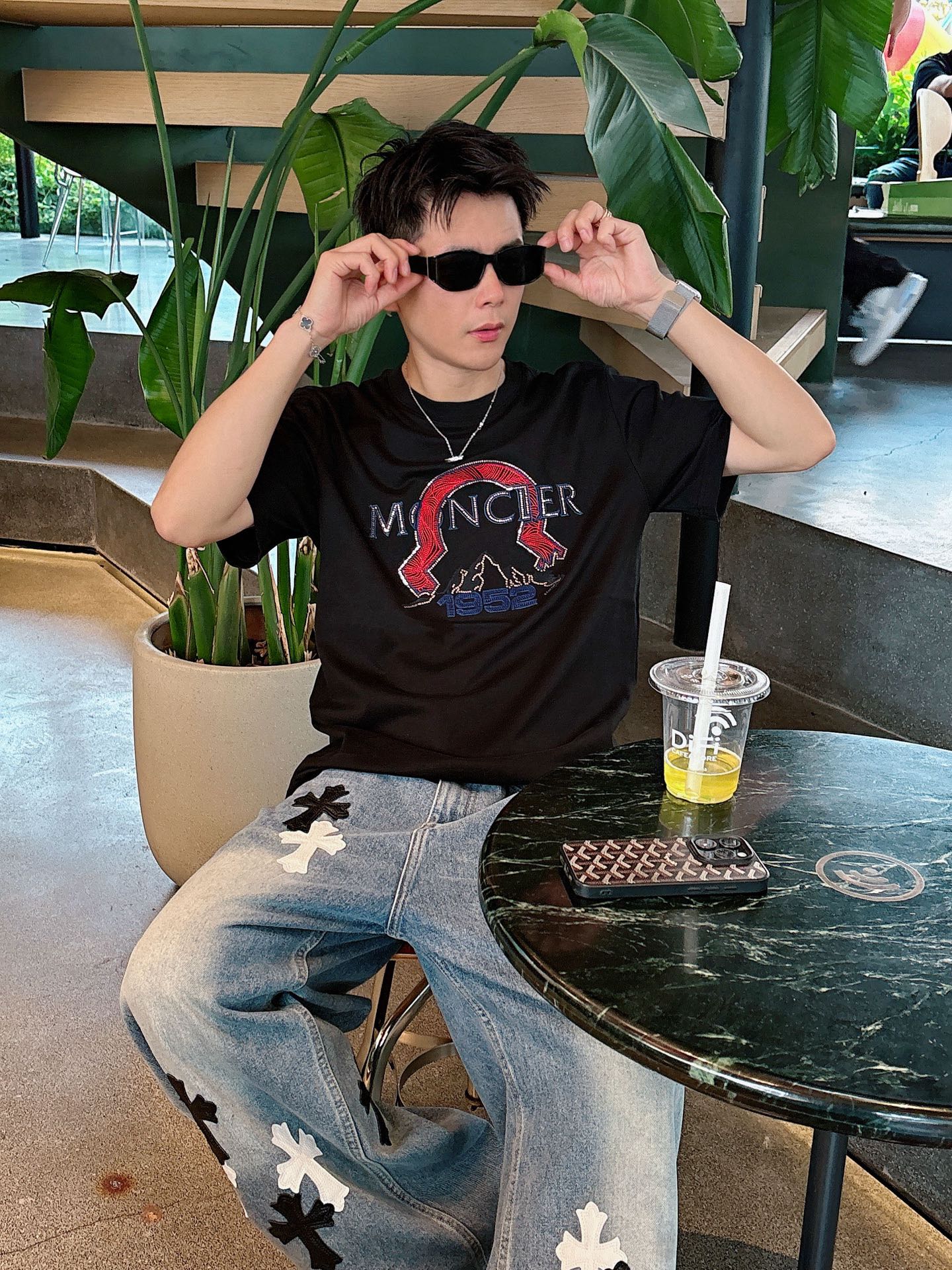 。Moncler 蒙口💥独家专供新款原单男士休闲短袖 高端定制 高版本 时尚百搭爆款⚠️⚠️✨✨进口面料