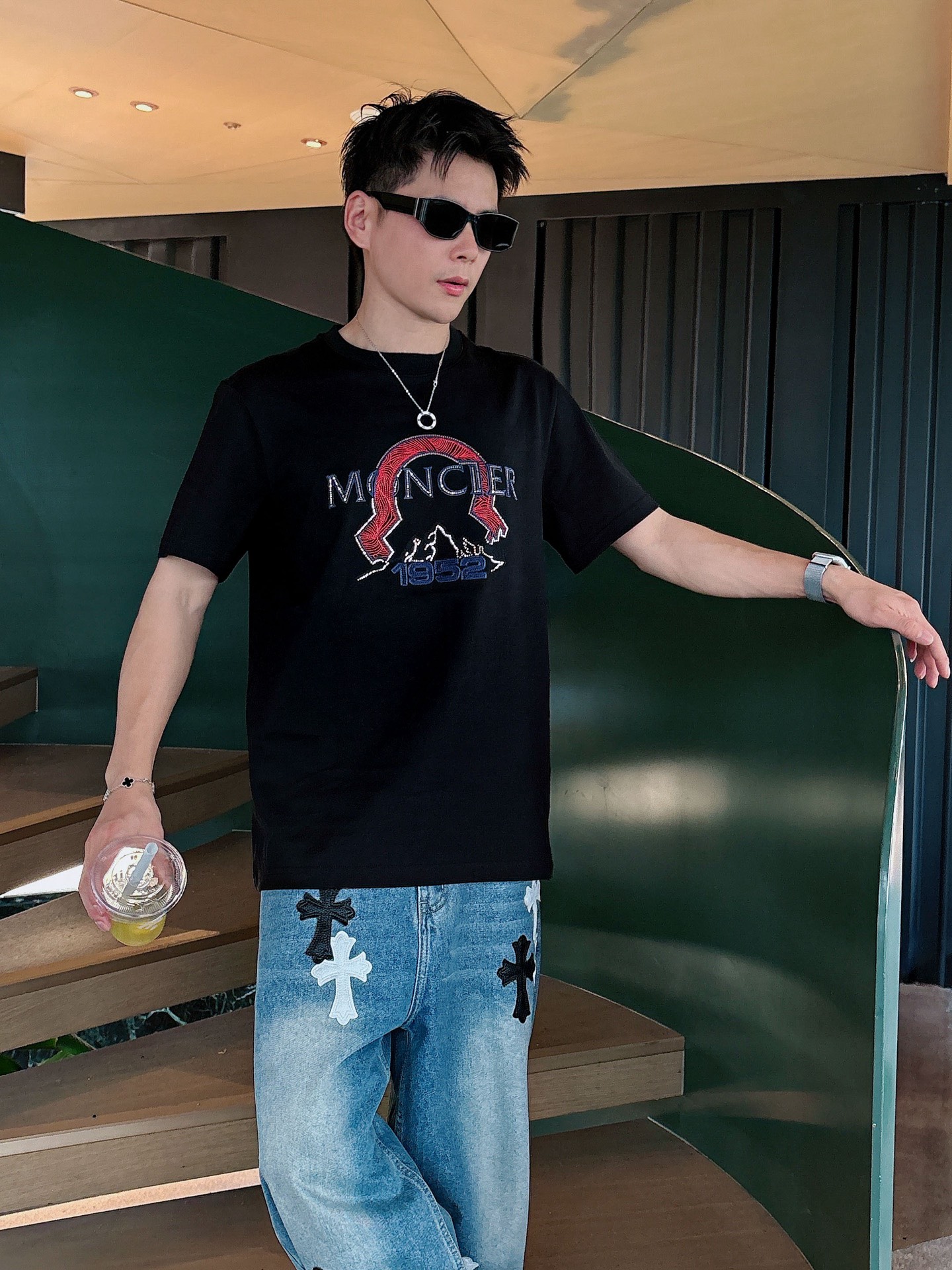 。Moncler 蒙口💥独家专供新款原单男士休闲短袖 高端定制 高版本 时尚百搭爆款⚠️⚠️✨✨进口面料
