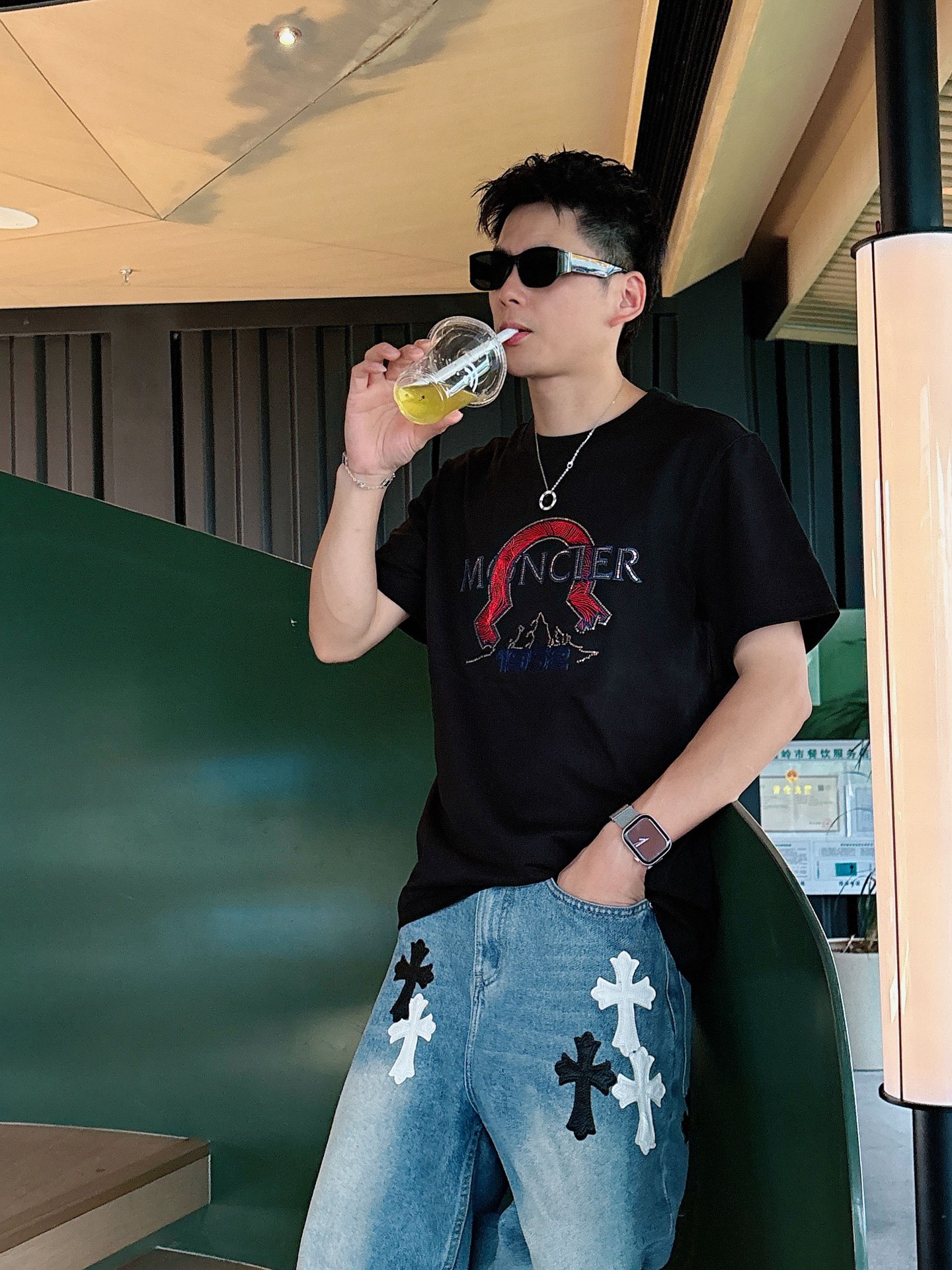 。Moncler 蒙口💥独家专供新款原单男士休闲短袖 高端定制 高版本 时尚百搭爆款⚠️⚠️✨✨进口面料