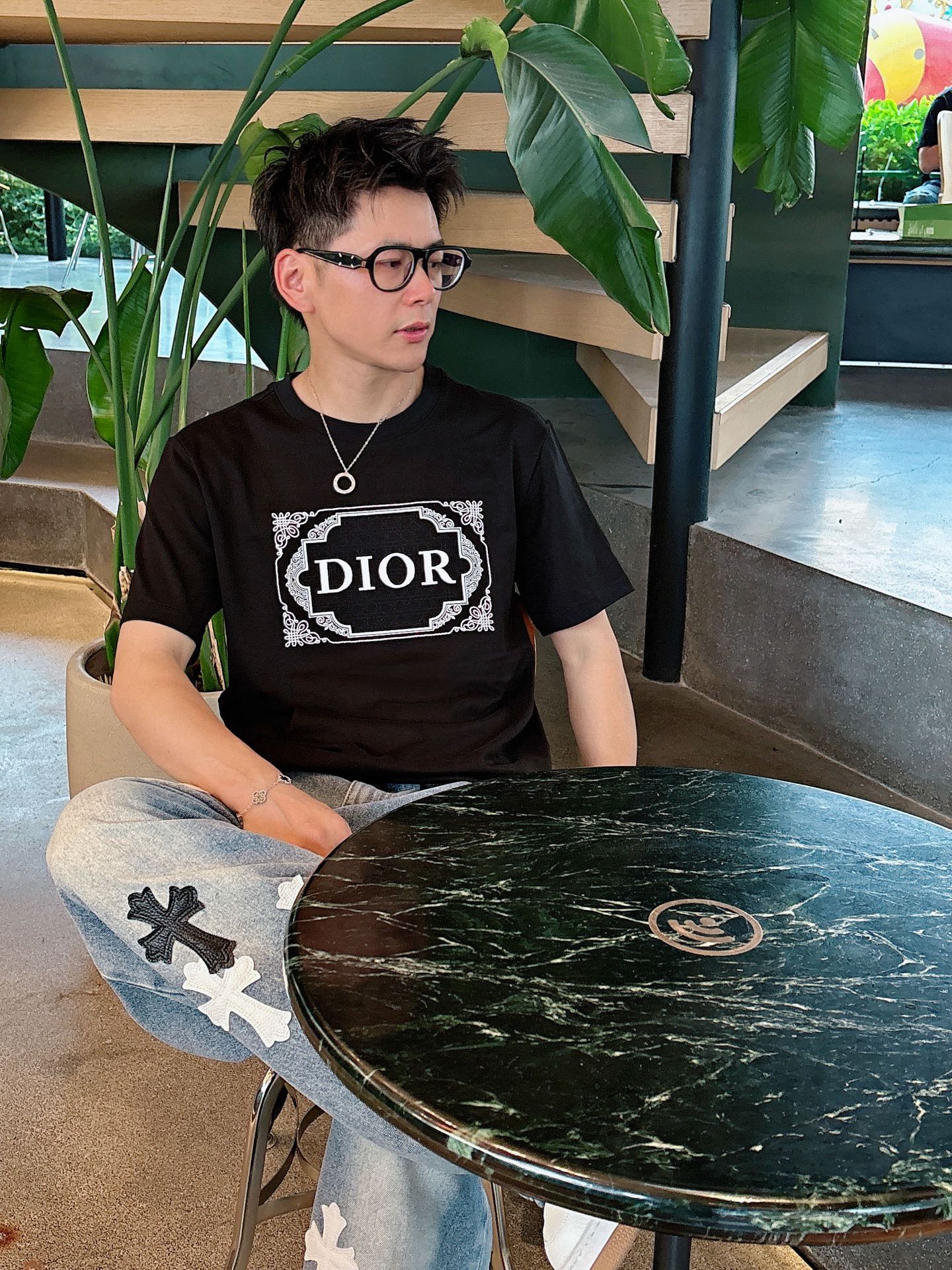。Dior 迪奥💥独家专供新款原单男士休闲短袖 高端定制 高版本 时尚百搭爆款⚠️⚠️✨✨进口面料 手感