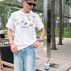 。Loewe 罗意威💥独家专供新款原单男士休闲短袖 高端定制 高版本 时尚百搭爆款⚠️⚠️✨✨进口面料 。Loewe 罗意威💥独家专供新款原单男士休闲短袖 高端定制 高版本 时尚百搭爆款⚠️⚠️✨✨进口面料