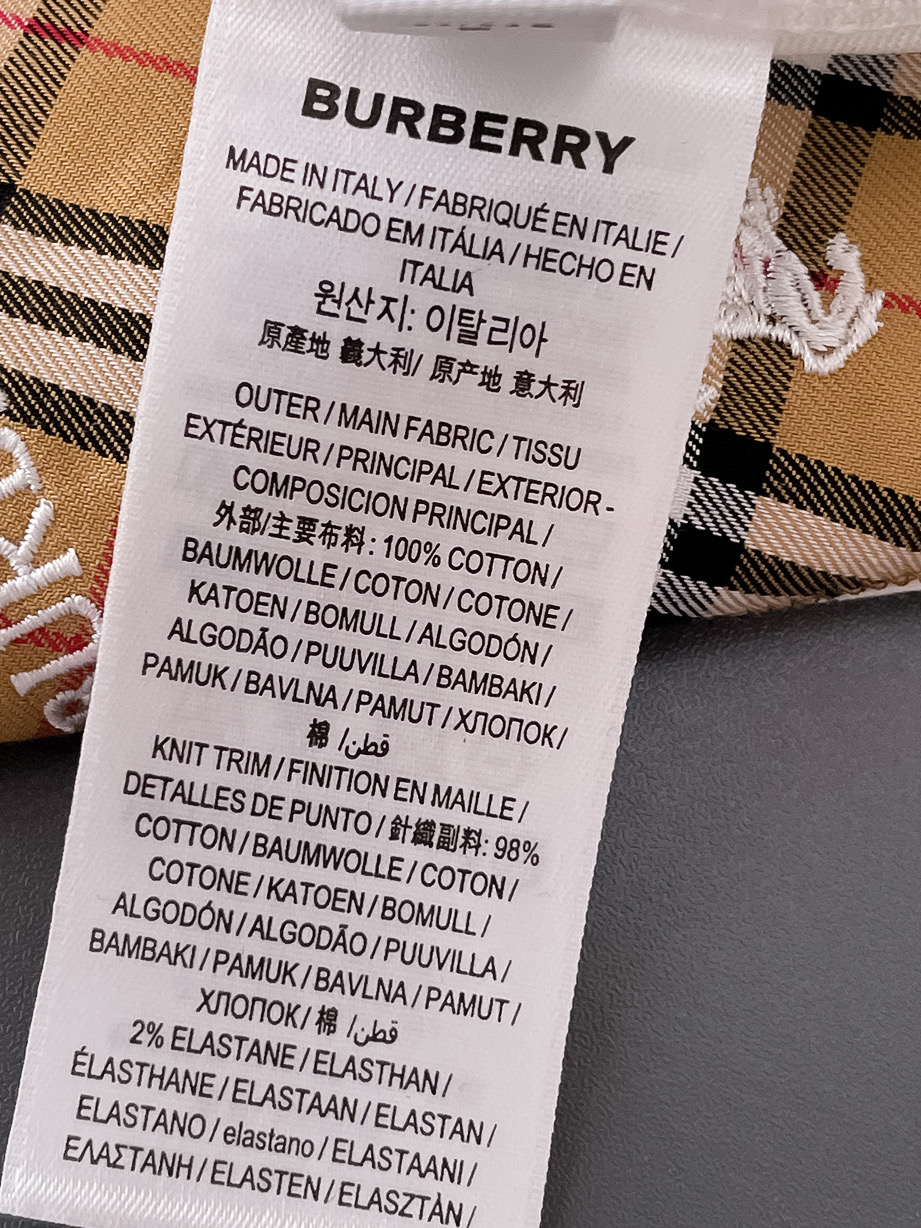  Burberry 🔥🔥高端定制 2025春夏新款首发专柜最新款短袖圆领T恤 高端订制 设计前卫时尚！品