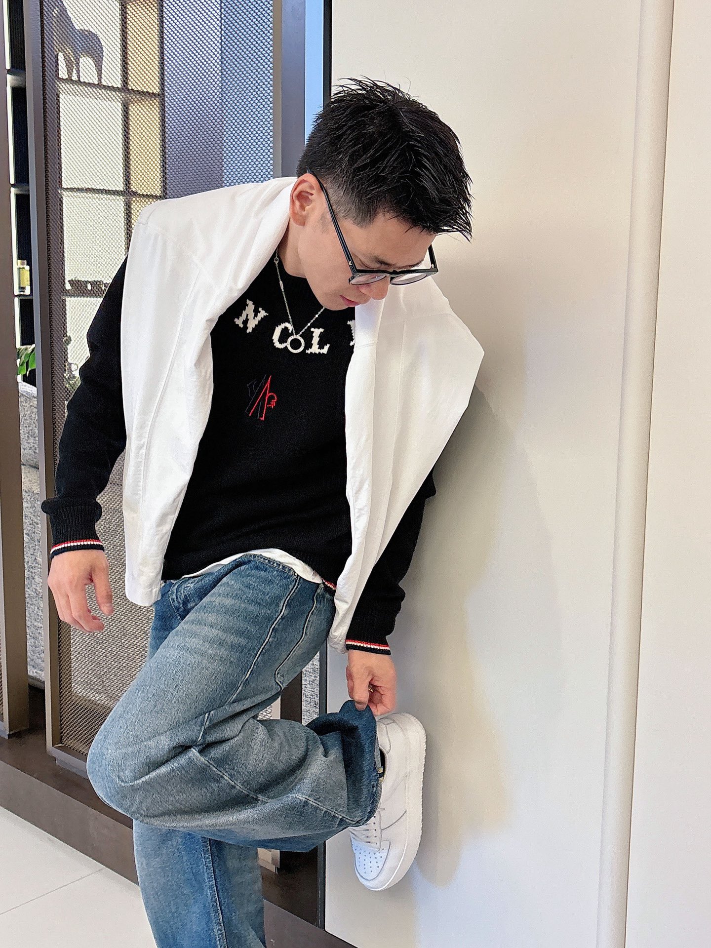 Mon*ler 秋冬新款男士原单圆领毛衣 柜台同步售卖 ✨✨高端定制 🔥🔥爆款 时尚百搭 立体刺绣字母l Mon*ler 秋冬新款男士原单圆领毛衣 柜台同步售卖 ✨✨高端定制 🔥🔥爆款 时尚百搭 立体刺绣字母l