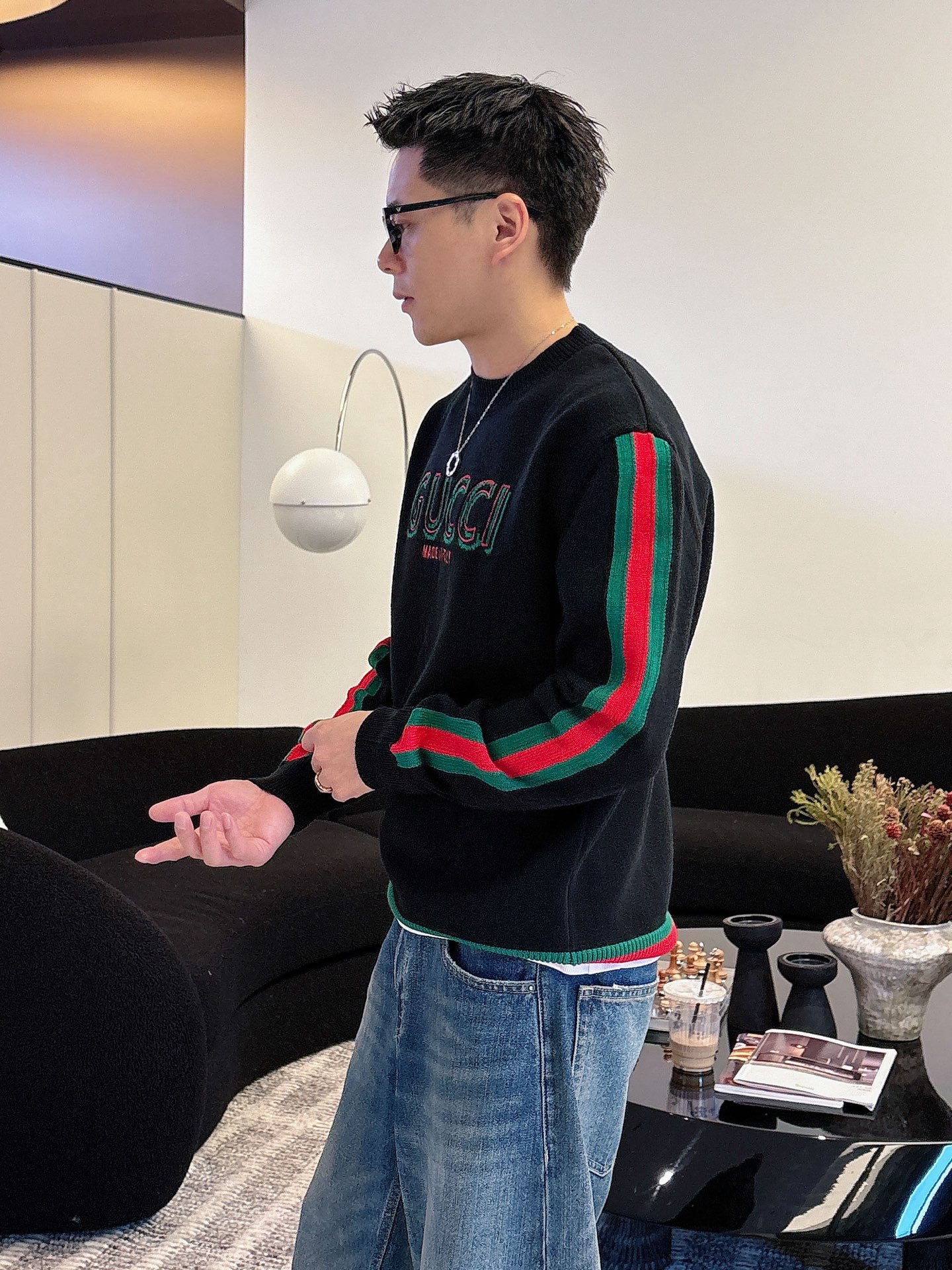Gu*ci 秋冬新款男士原单圆领毛衣 柜台同步售卖 ✨✨高端定制 🔥🔥爆款 时尚百搭 立体刺绣字母log Gu*ci 秋冬新款男士原单圆领毛衣 柜台同步售卖 ✨✨高端定制 🔥🔥爆款 时尚百搭 立体刺绣字母log