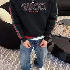 Gu*ci 秋冬新款男士原单圆领毛衣 柜台同步售卖 ✨✨高端定制 🔥🔥爆款 时尚百搭 立体刺绣字母log Gu*ci 秋冬新款男士原单圆领毛衣 柜台同步售卖 ✨✨高端定制 🔥🔥爆款 时尚百搭 立体刺绣字母log