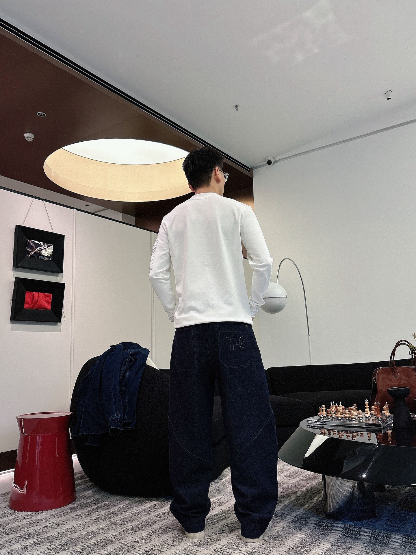Moncler 秋冬专柜新款 时尚休闲打底衫长袖T恤，精选进口高密度双面拉架棉面料，精致原版logo打造