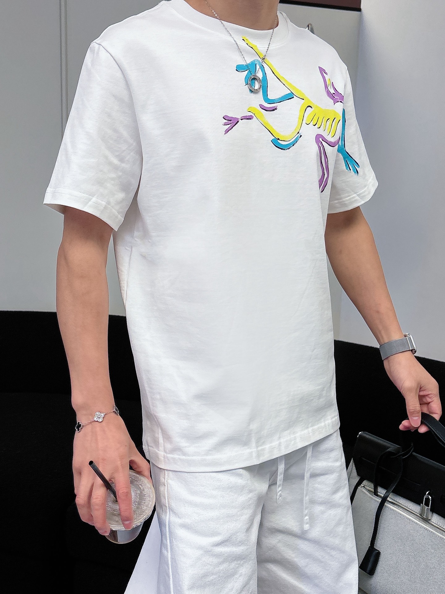 始祖鸟2026春夏新款男女同情侣款👫休闲宽松棉质圆领短袖T恤衫！贸易公司渠道稀出，同步官网发售 ！   