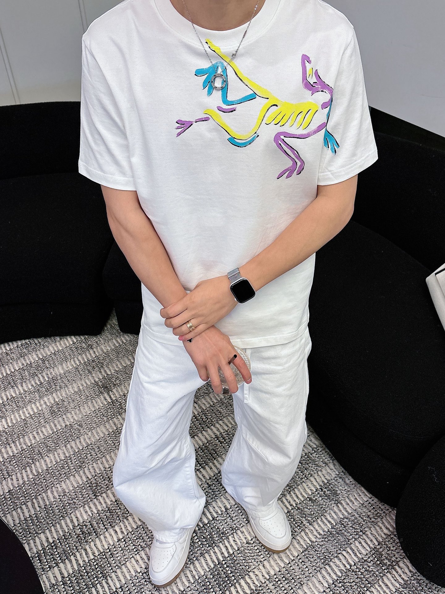 始祖鸟2026春夏新款男女同情侣款👫休闲宽松棉质圆领短袖T恤衫！贸易公司渠道稀出，同步官网发售 ！   