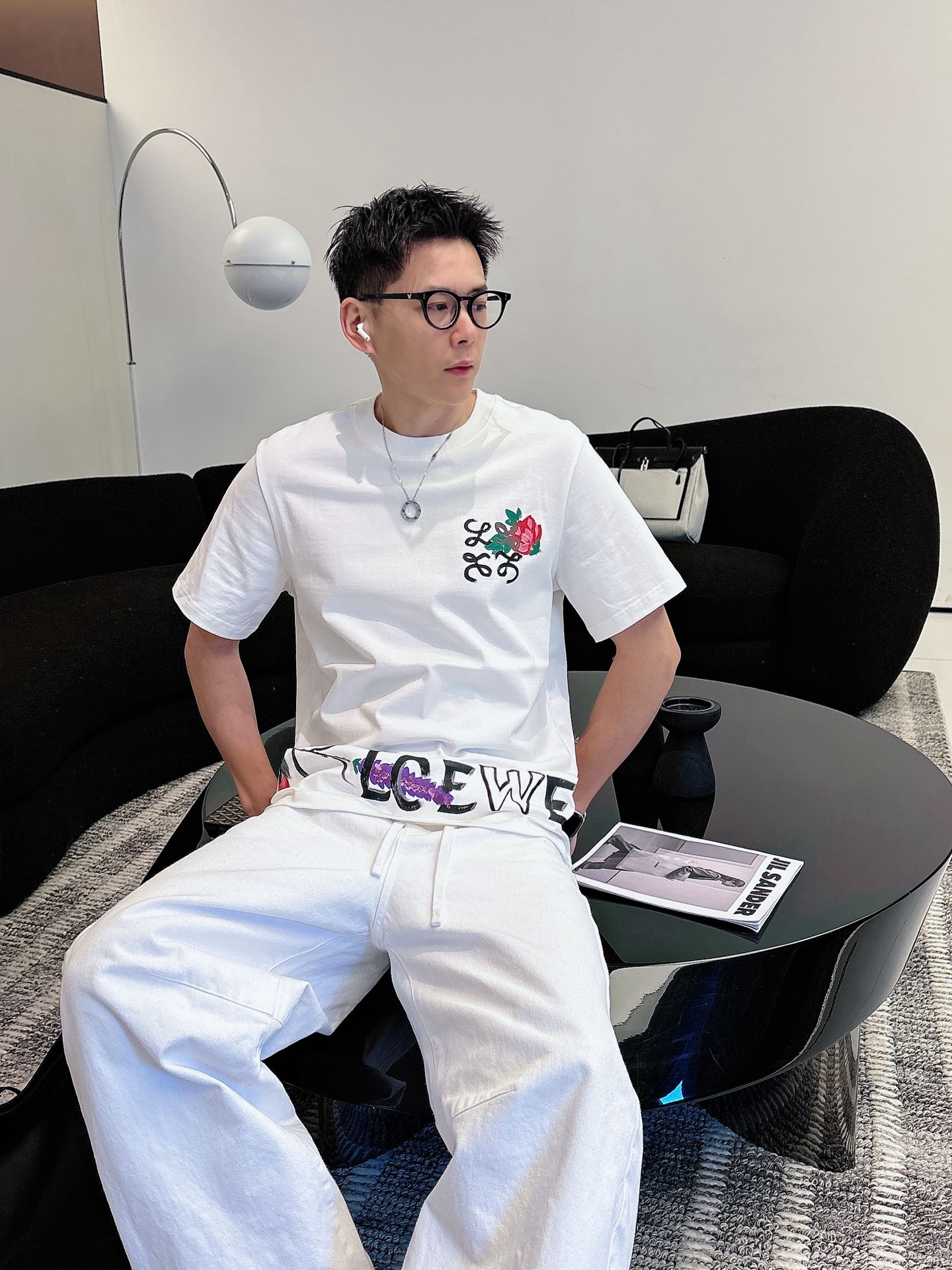 Loew*罗家2026春夏新款男女同情侣款👫休闲宽松棉质圆领短袖T恤衫！贸易公司渠道稀出，同步官网发售 