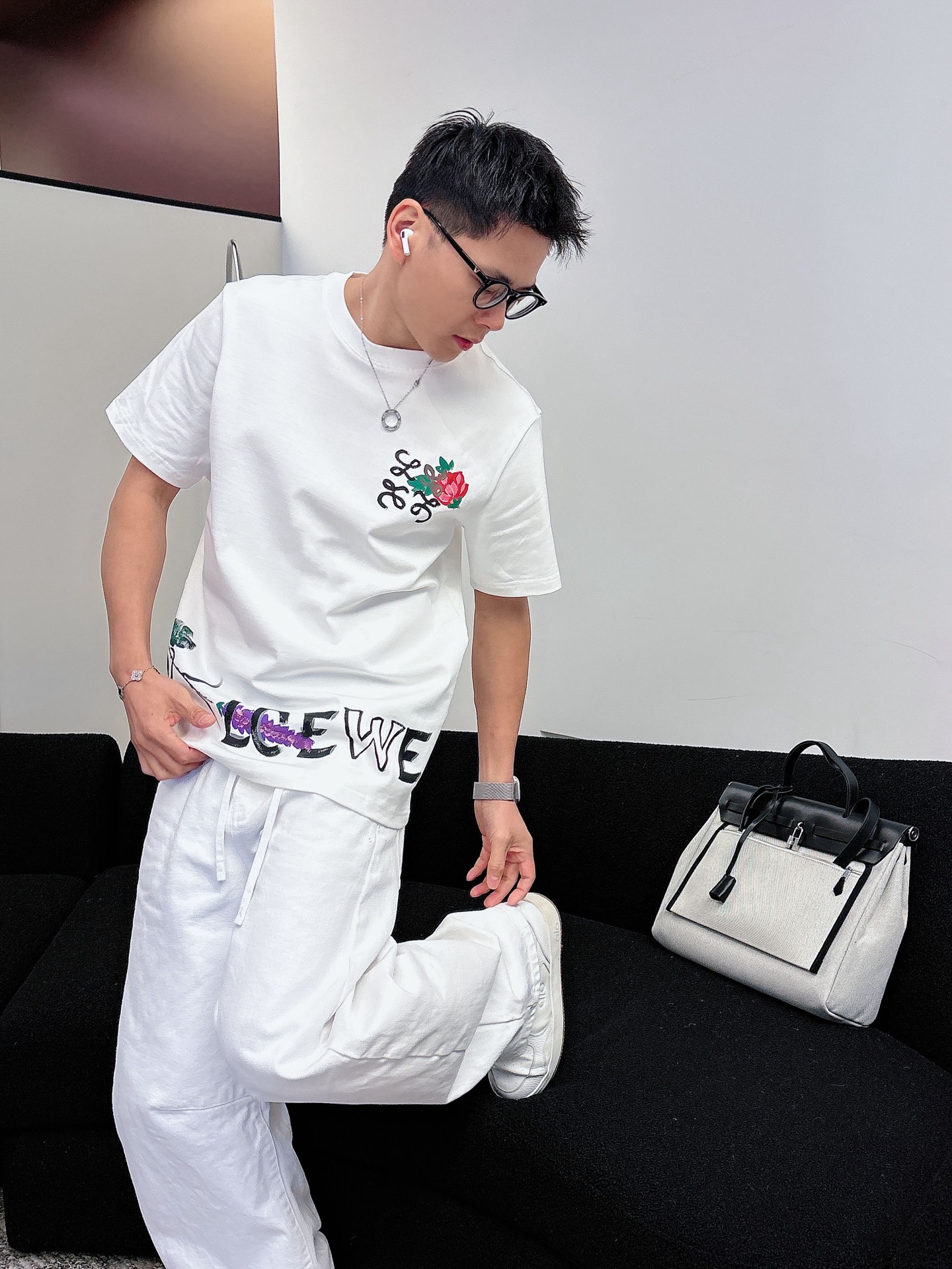 Loew*罗家2026春夏新款男女同情侣款👫休闲宽松棉质圆领短袖T恤衫！贸易公司渠道稀出，同步官网发售 