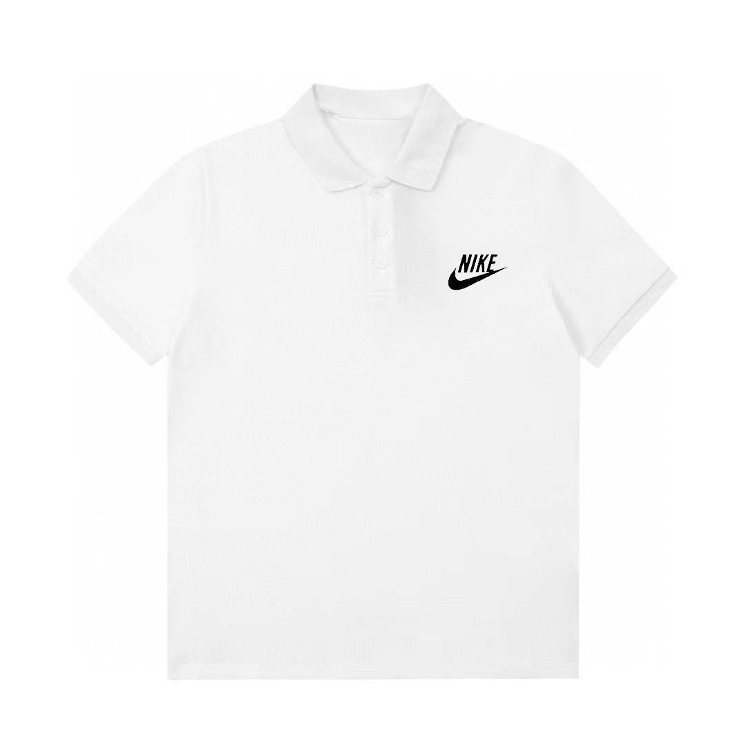 🛒购物价：75💰[原包装吊牌.印花版本]2024春夏新款耐克NIKE字母基础款短袖POLO衫
棉质珠地网眼布Polo衫，设计高端百搭大气款。这个春夏怎可缺少耐克的身影，潮男潮女必露的polo系列上身大气，出彩效果极佳，搭配更是省心省力，无论是休闲运动还是逛街出行，都能轻松驾驭！！！！ 
颜色:黑色 白色 灰色
尺码:m~4xl