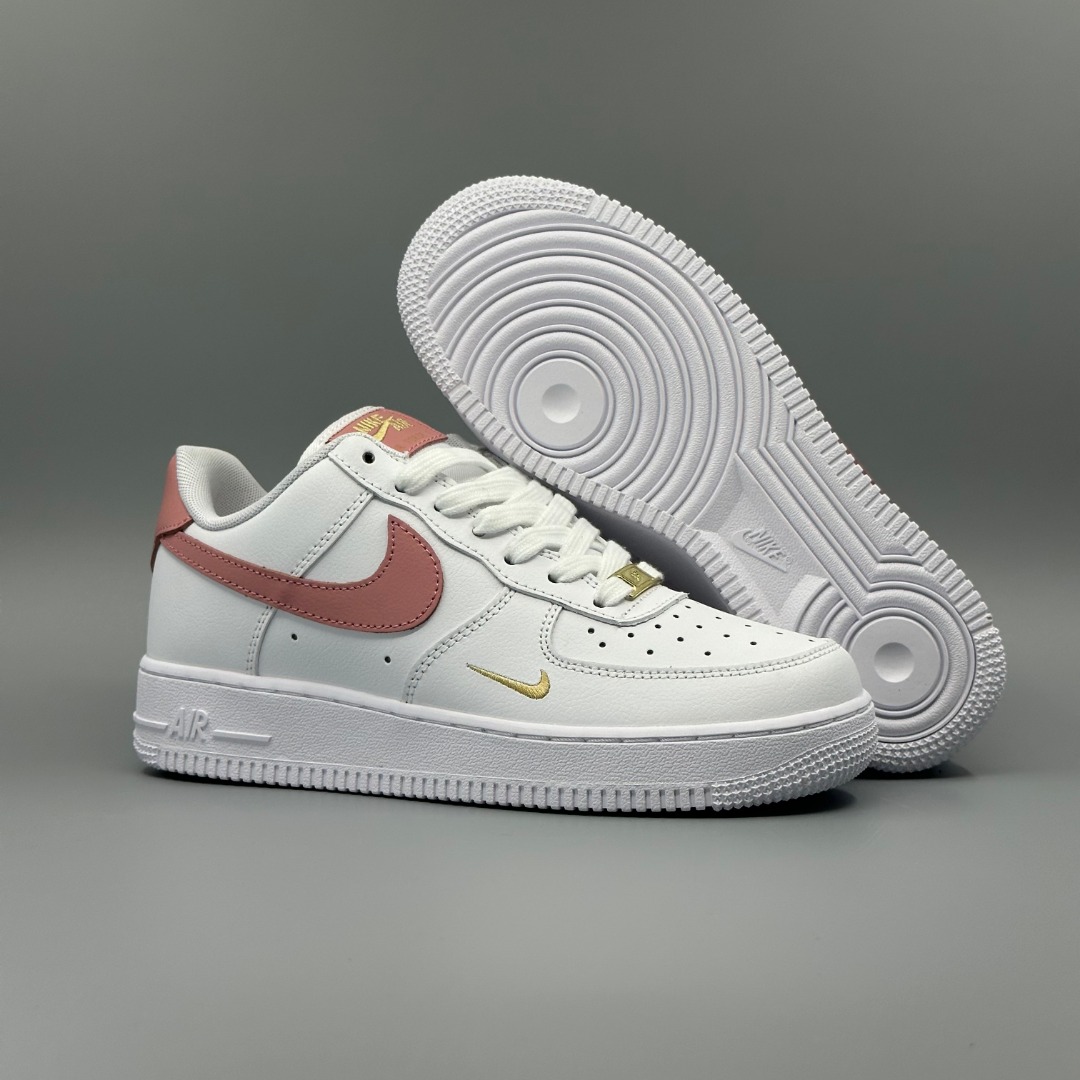 (真二层皮带半码)耐克Nike Air Force 1‘07 SE 空军一号低帮百搭休闲运动板鞋 颜色:迷你粉钩 货号:270-103