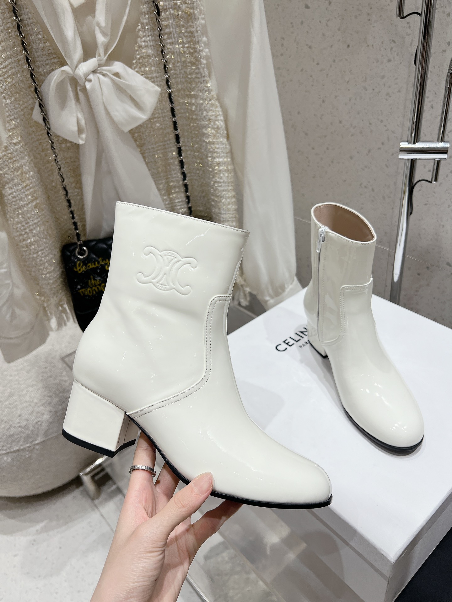 思琳 Celine 经典高奢皮鞋鞋履高跟鞋 #AA1C6EBE 5