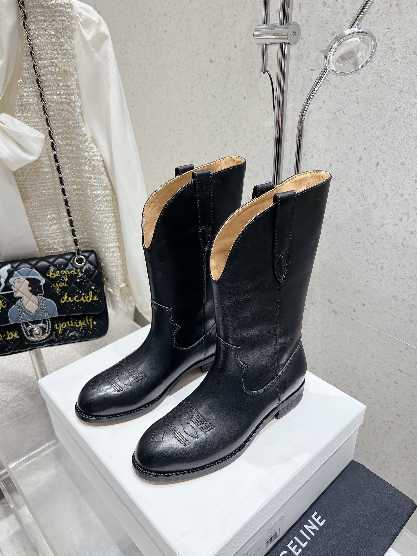 Celine Cheap
 Short Boots Wholesale China
 Chamois Cowhide Frosted Genuine Leather Sheepskin Fall/Winter Collection Vintage