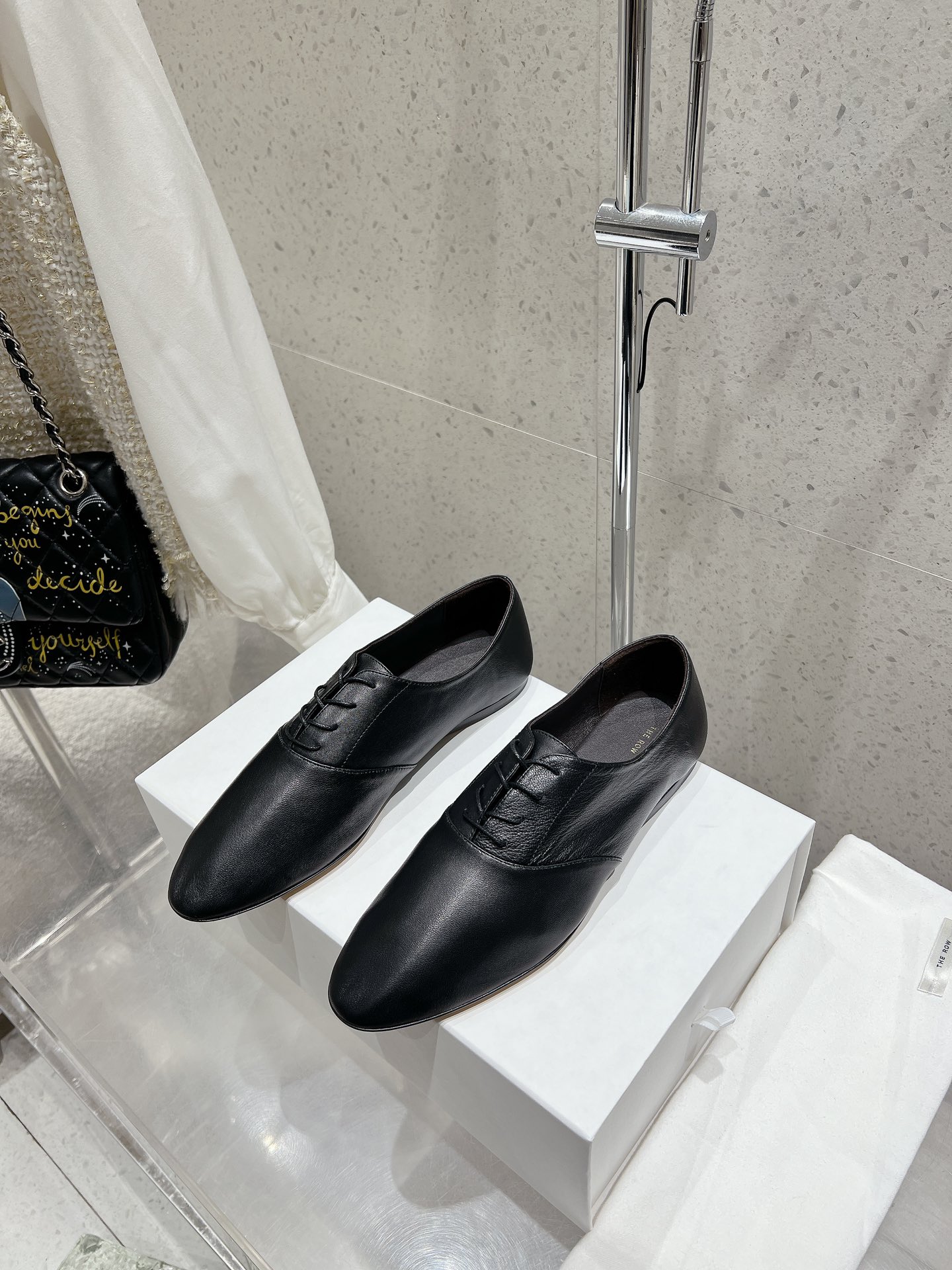 NO:410882,THEROW new round toe lace-up leather shoes casual shoes flat shoes upper lambskin inner sheepskin sole genuine leather outsole size 35-40 (40 customized), leather shoes, sheepskin, Leather soles19860909THEROW新款圆头系带小皮鞋休闲鞋平底单鞋 鞋面 小羊皮 内里 羊皮 鞋底 真皮大底 码数 35-40（40定做）,皮鞋,sheepskin,Leather soles,Women's Shoes