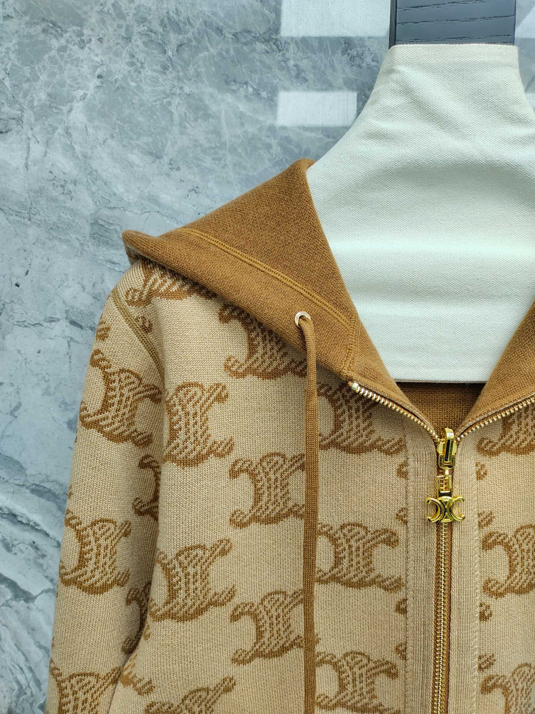Celine 25SS Classic Logo Hoodie Cardigan - Chic & Comfortable 8 a1752825629683 2268