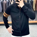 Zegna Kleding Cardigans Trui Sweatshirts Borduurwerk Mannen Breien Wol Herfst/winter collectie Fashion Lange mouw 1 Zegna Kleding Cardigans Trui Sweatshirts Borduurwerk Mannen Breien Wol Herfst/winter collectie Fashion Lange mouw