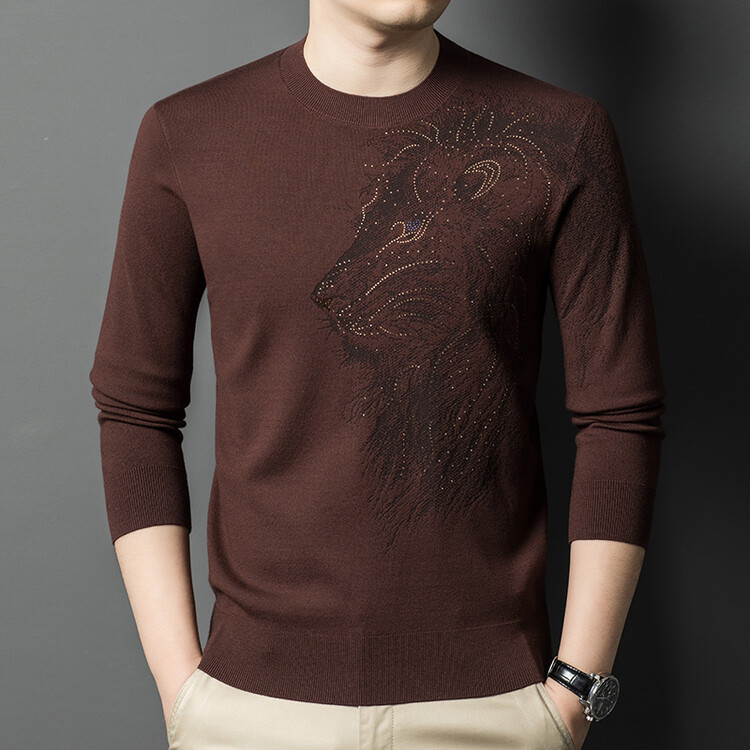 Gucci Kleding Trui Sweatshirts Mannen Katoen Breien Wol Herfst/winter collectie Fashion